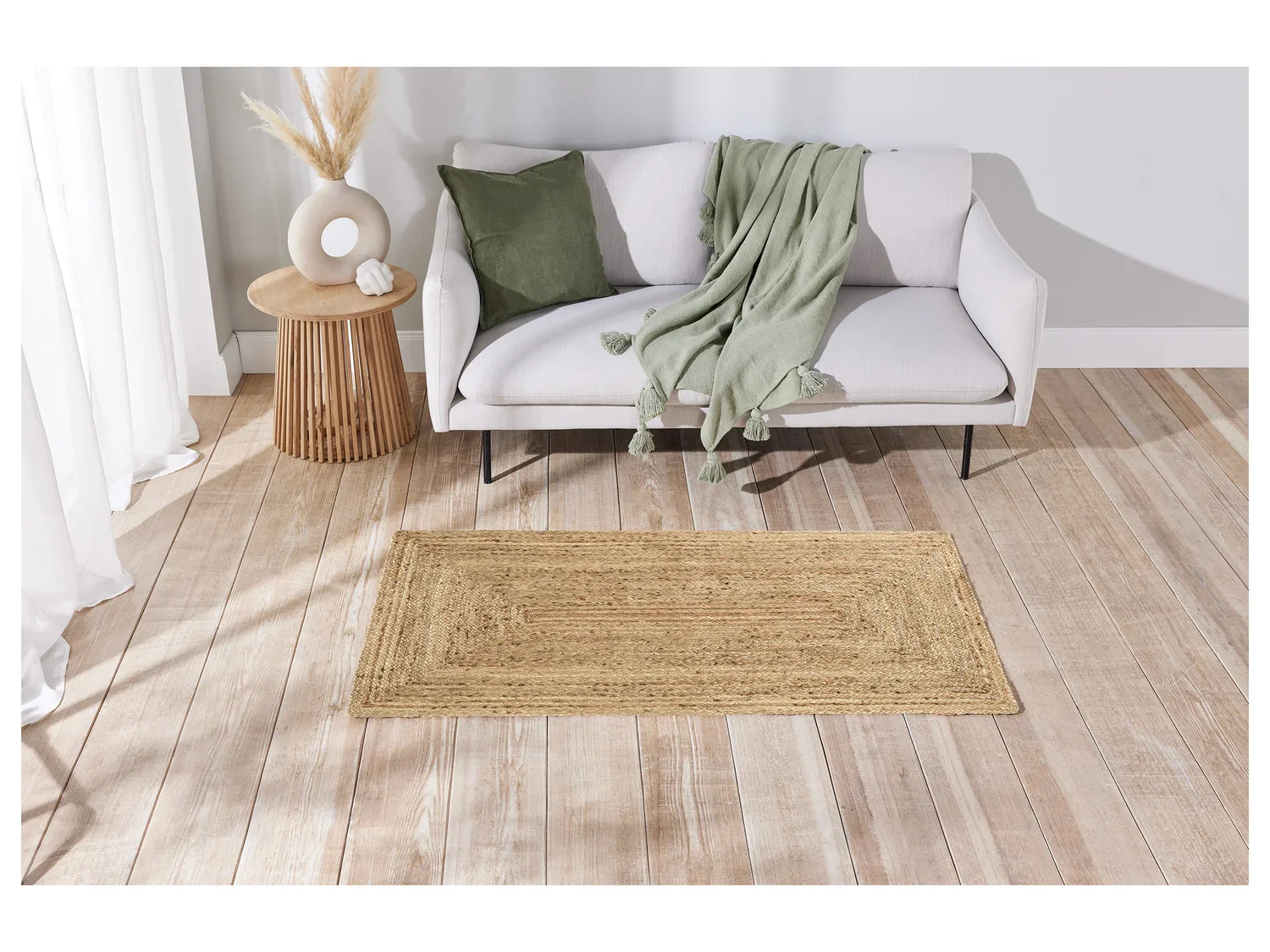 LIVARNO home Tapis en jute, 80 x 150 ou  100 cm