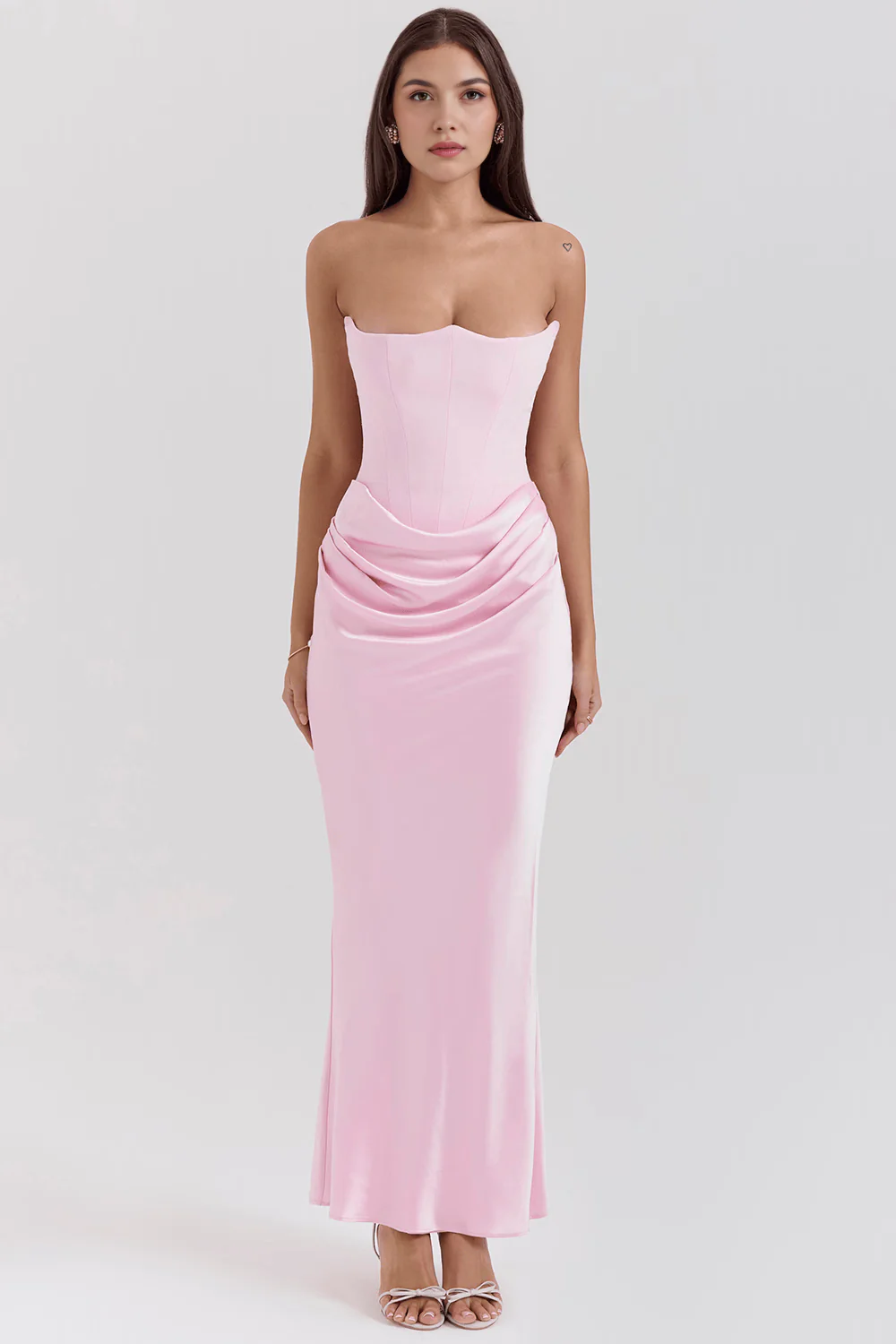 Céleste | Robe en satin