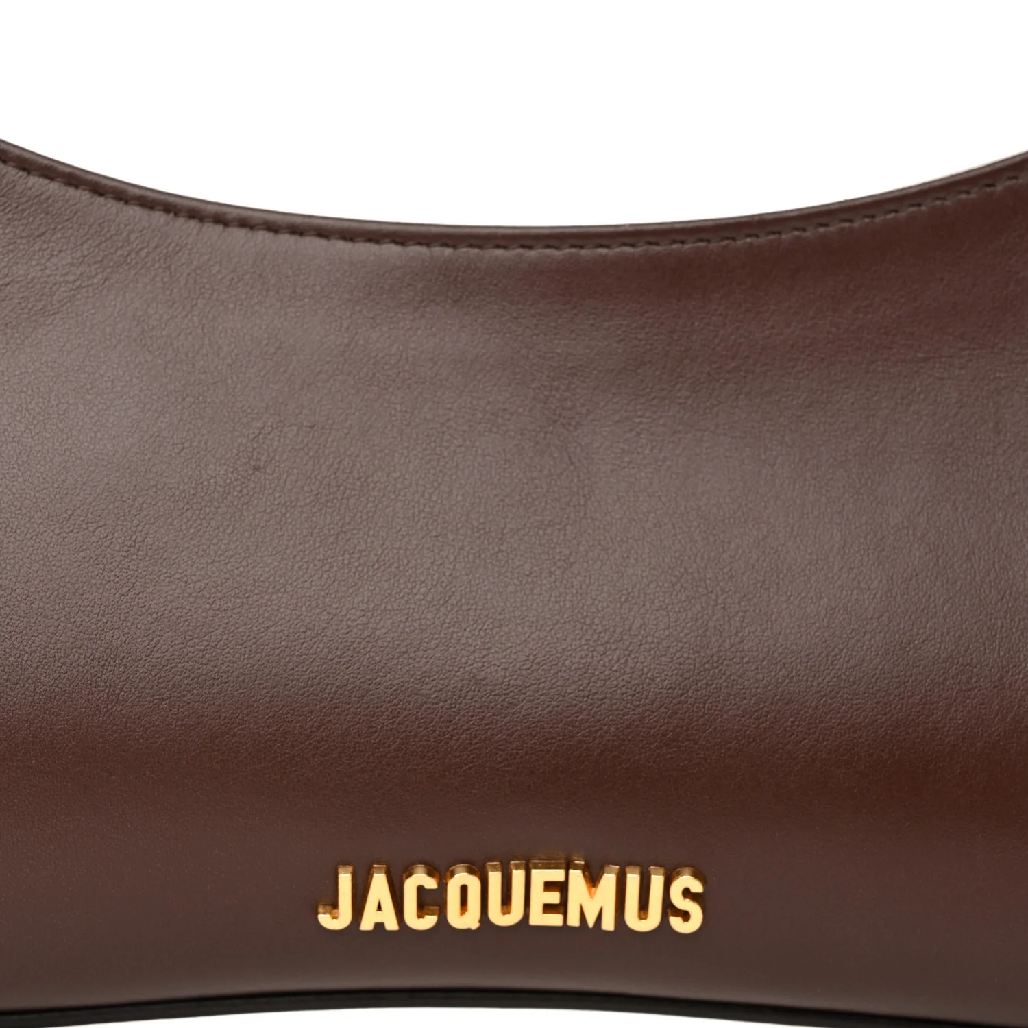 Smooth Calfskin Le Bisou Medium Brown