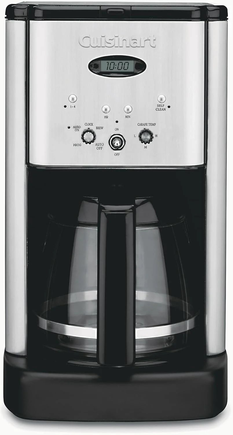 Cafetière programmable Cuisinart DCC-1200P1 Brew Central 12 tasses, carafe, chrome brossé
