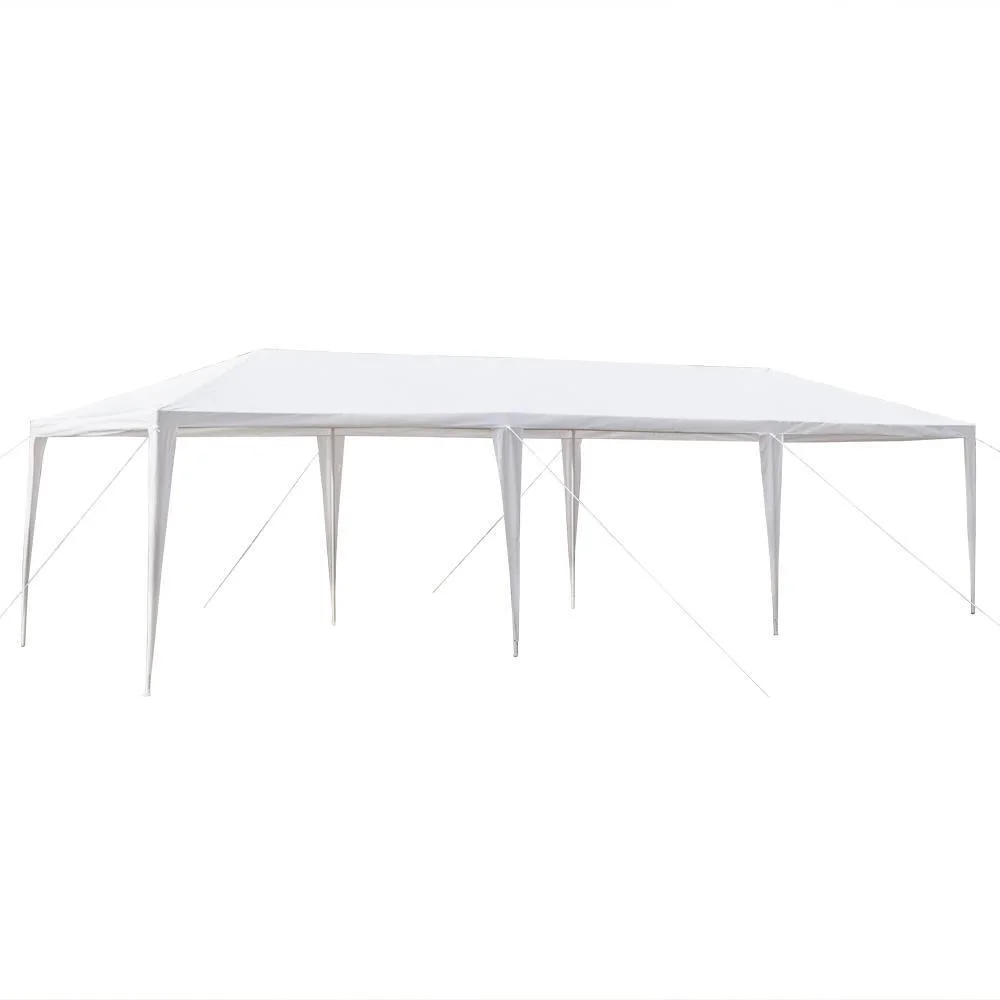 Jadona White 10'x30' Canopy Tent Party Wedding Tent With 8 Removable Walls Garden