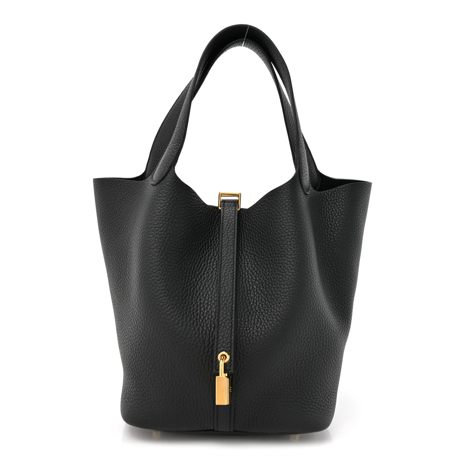 Taurillon Clemence Picotin Lock 22 MM Black