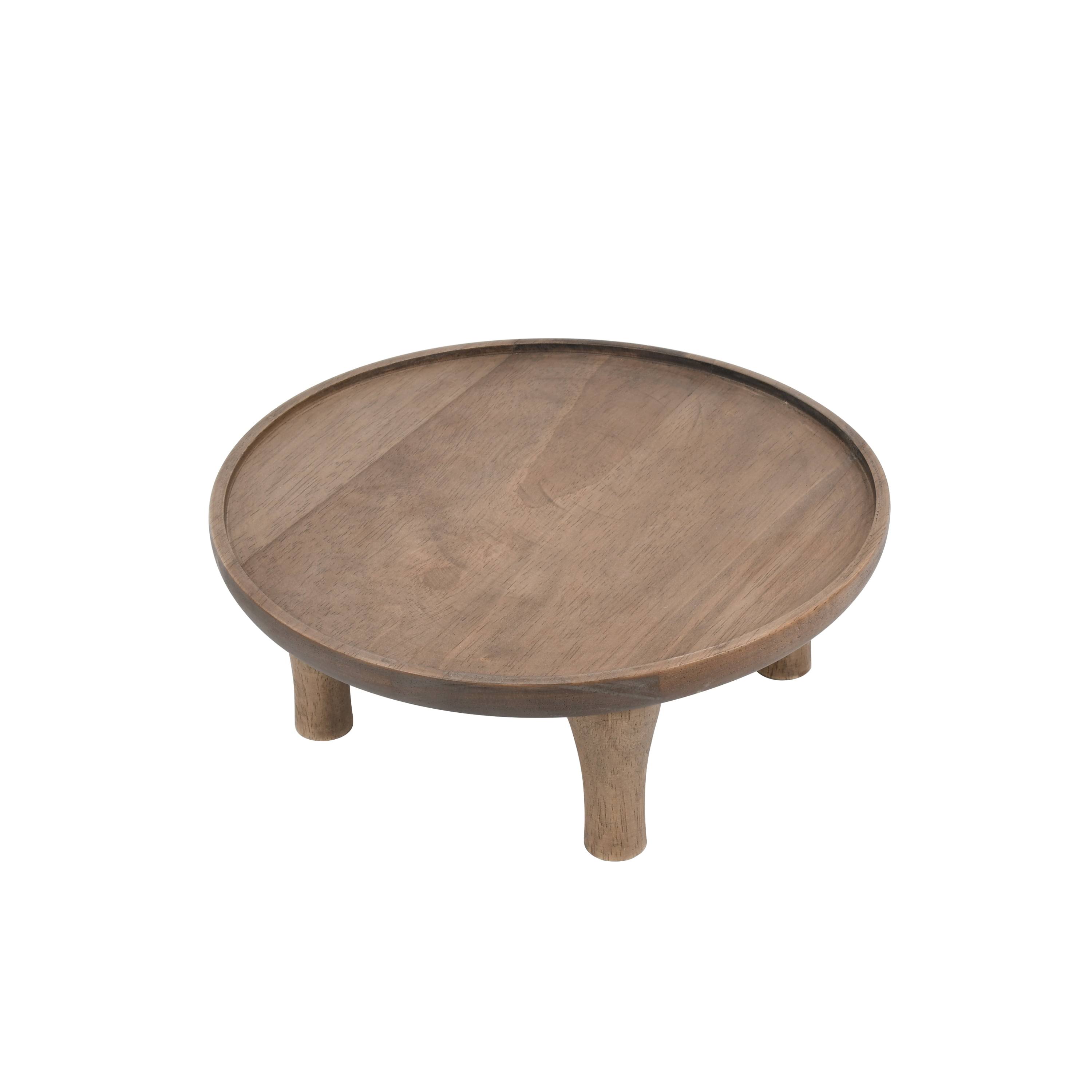 Better Homes & Gardens Round Archie Wood Plant Stand - Brown - 1 Each
