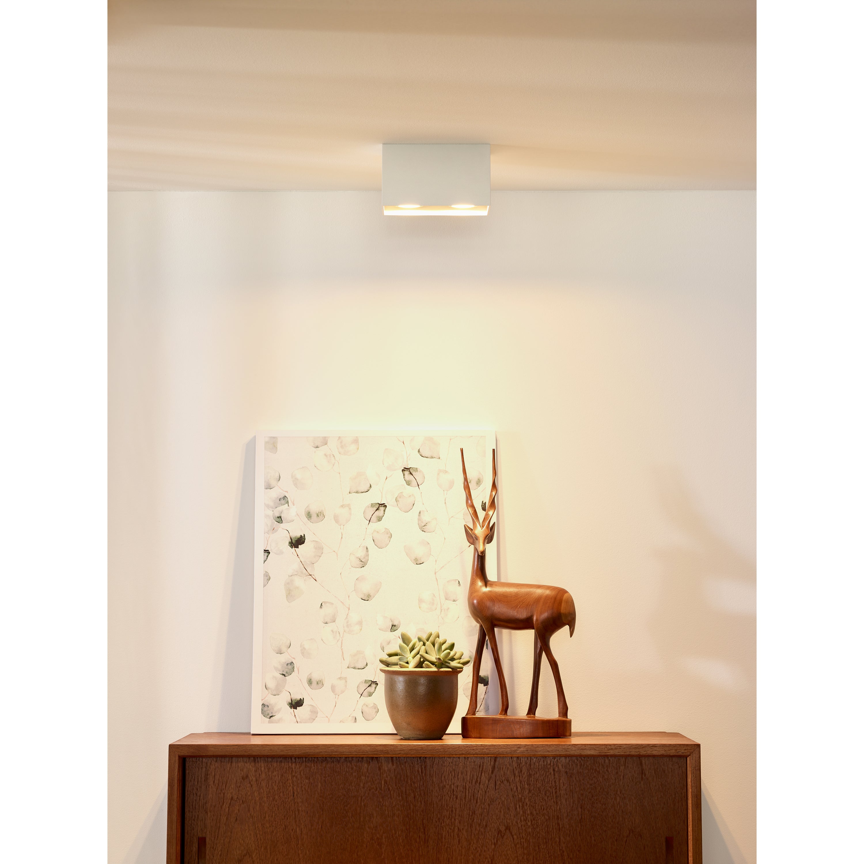Lucide BODI - Plafondspot - 2xGU10 - Wit