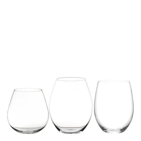 O Wine Key to Wine sett med 3 rødvinsglass