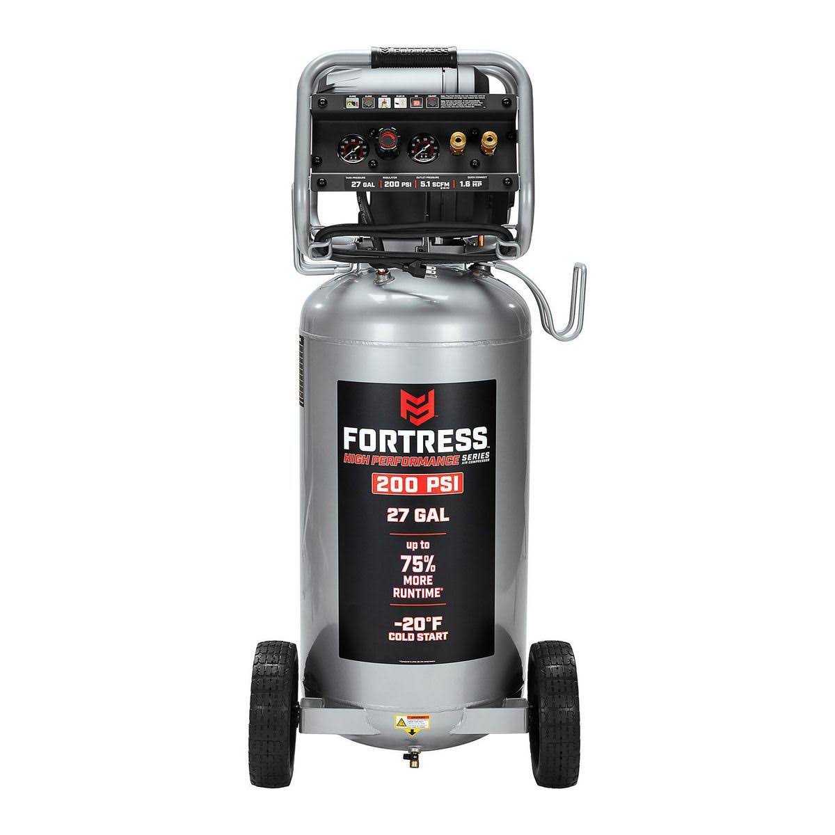 Fortress 27 Gallon . 200 PSI High-Performance Vertical Shop/Auto Air Compressor 56403-Instock