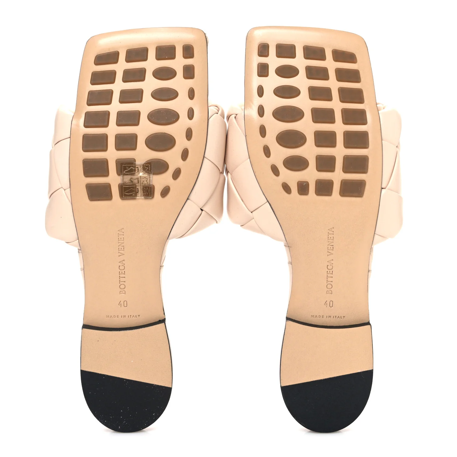 Nappa Maxi Intrecciato Lido Flat Sandals 40 Bandage