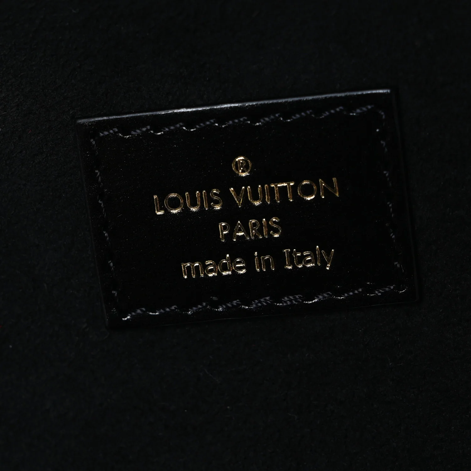Reverse Monogram Vanity Chain Pouch