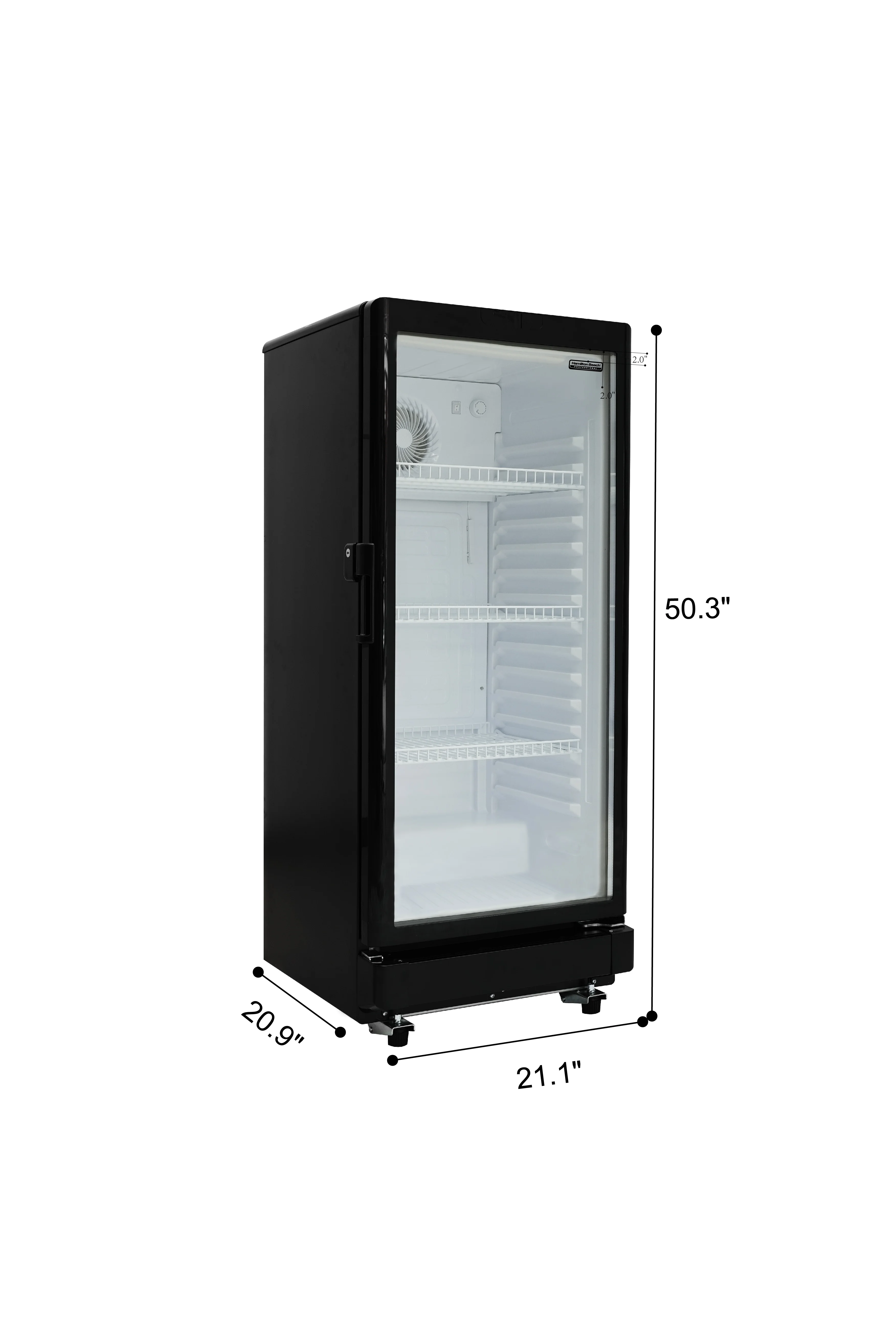 6.0 CU. FT. Commercial Beverage Glass Door Refrigerator - Image 6