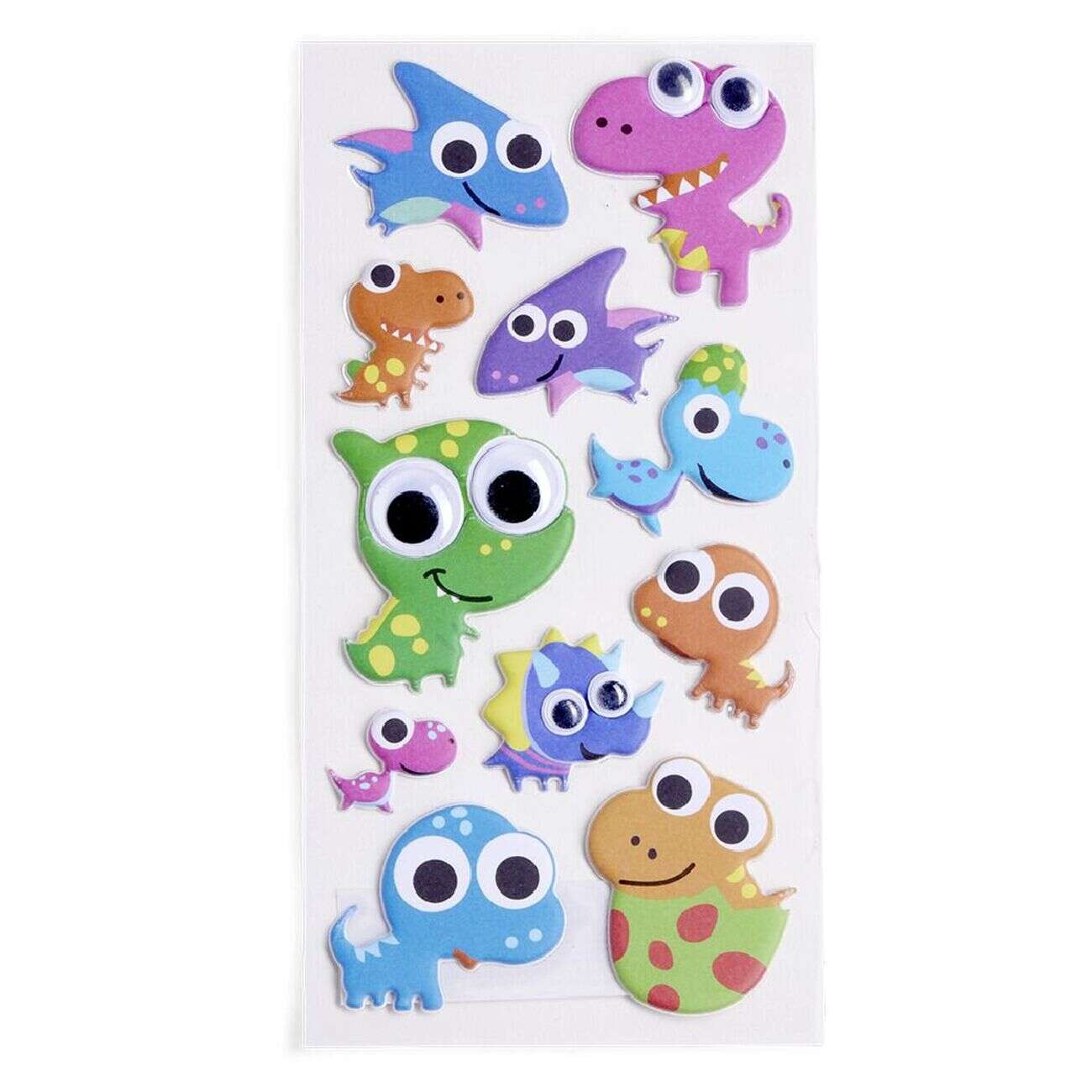 Pochette de stickers animaux (4 modèles)