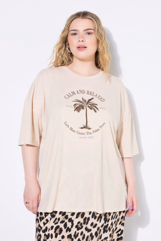 Palm Tree Embroidered Tee