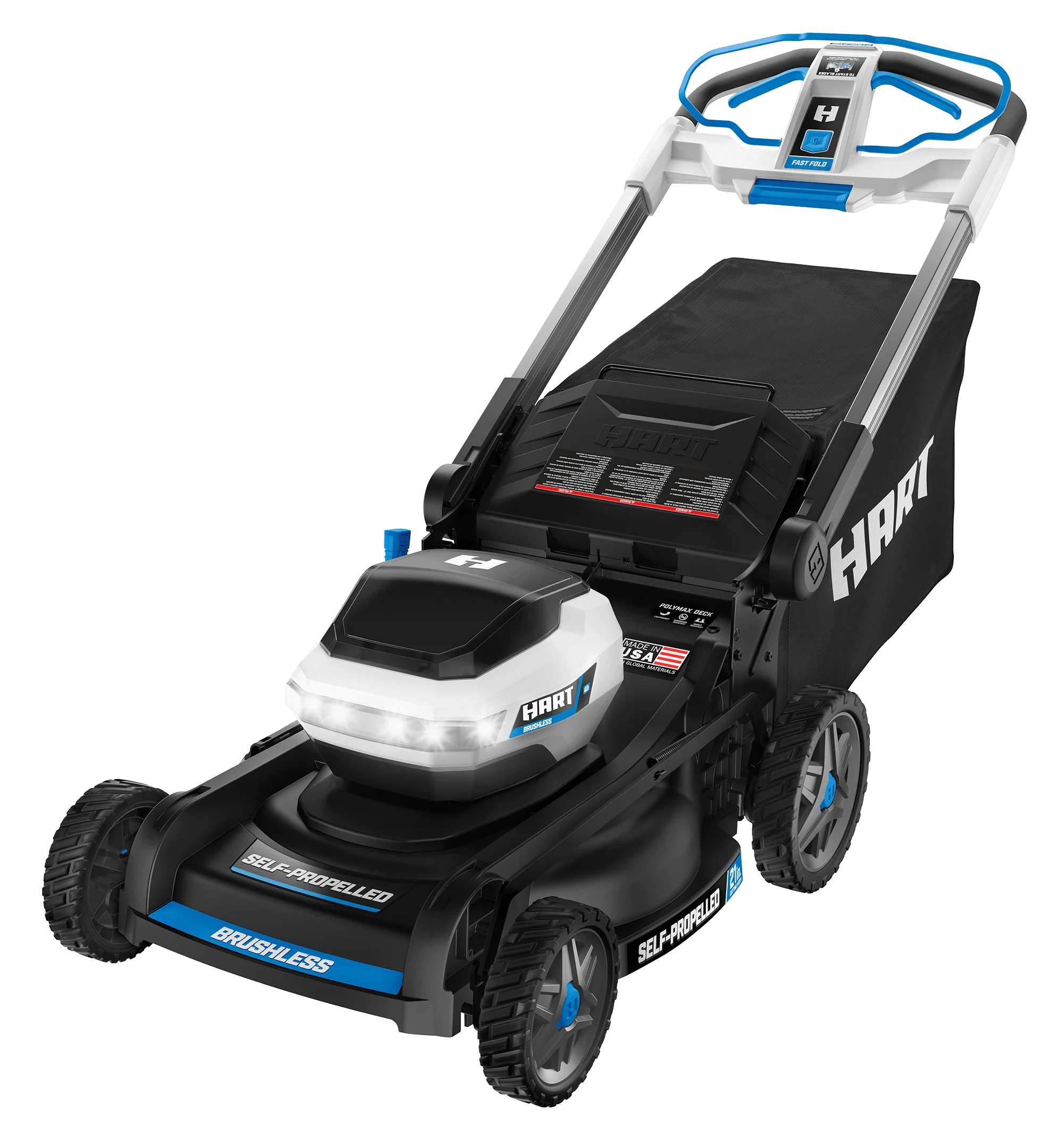 40-Volt 21-inch Supercharge 3-in-1 Self-Propelled Mower Kit, (2) 6.0Ah Lithium-Ion Batteries