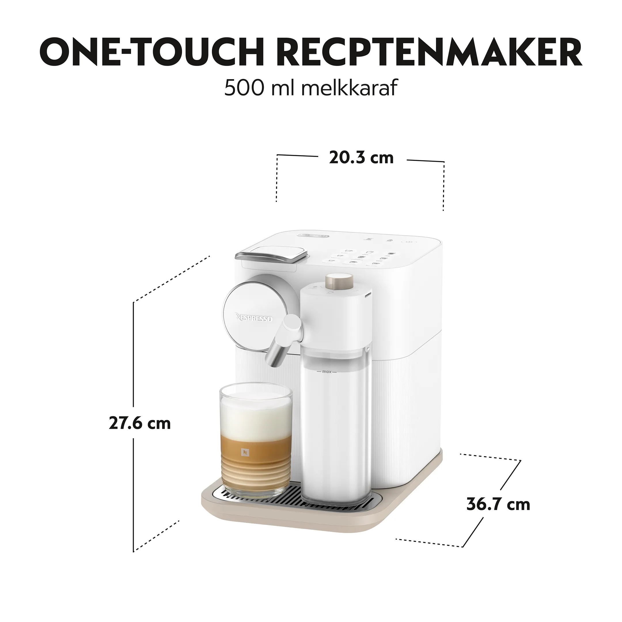 De'Longhi Nespresso Koffiemachine Gran Lattissima White