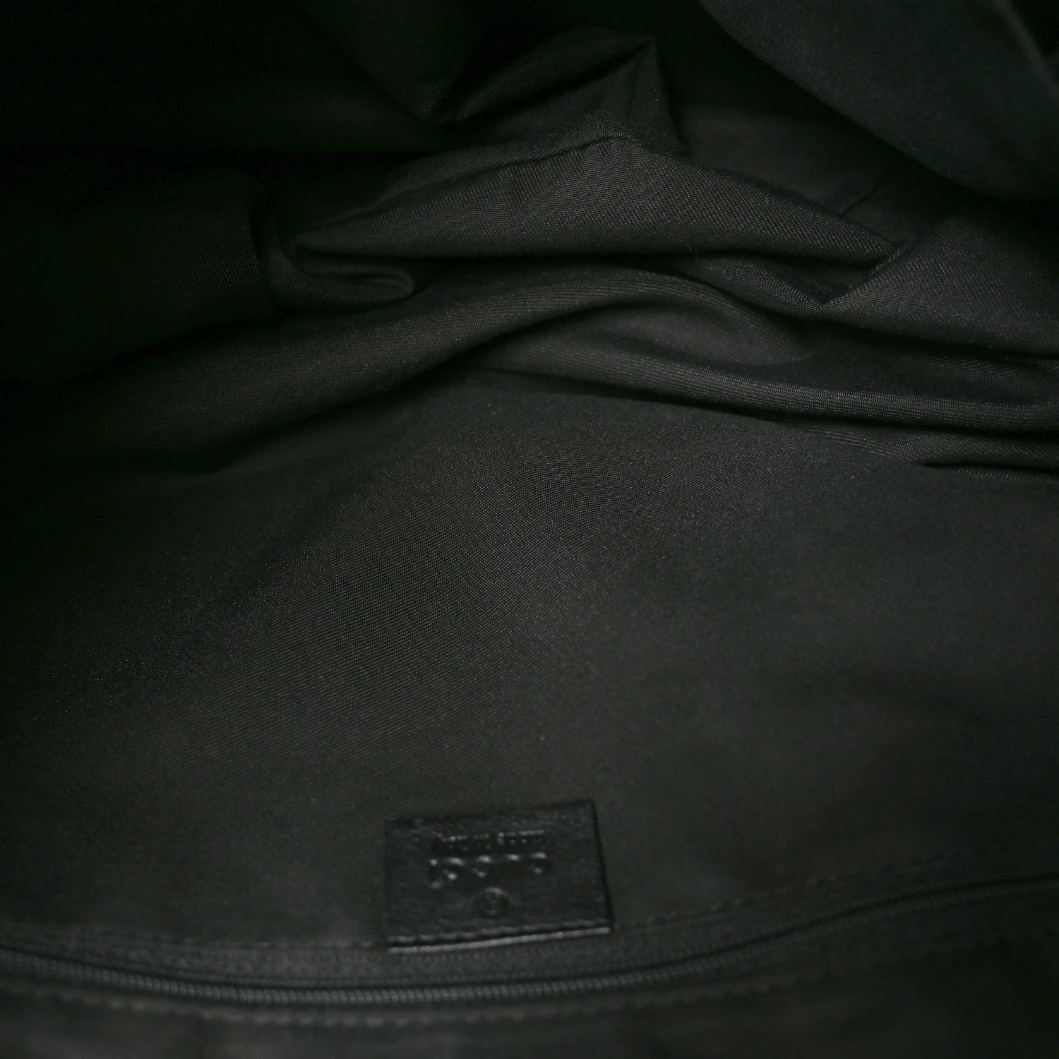 Monogram Large New Ladies Web Hobo Black