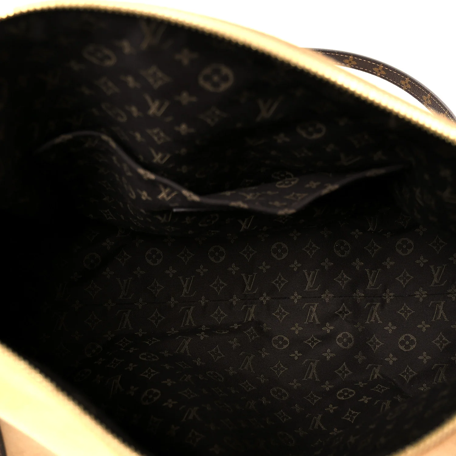 Suede Monogram Express MM Hazelnut