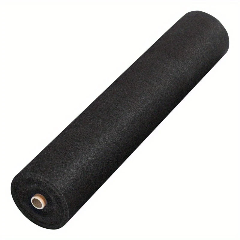 Heavy-Duty Non-Woven Geotextile Fabric 8oz UV Water Permeable Weed Barrier for Garden Landscaping Driveway Patio Walkway Ground Cover 6x100ft Roll Easy Installation Durable Sturdy Construction