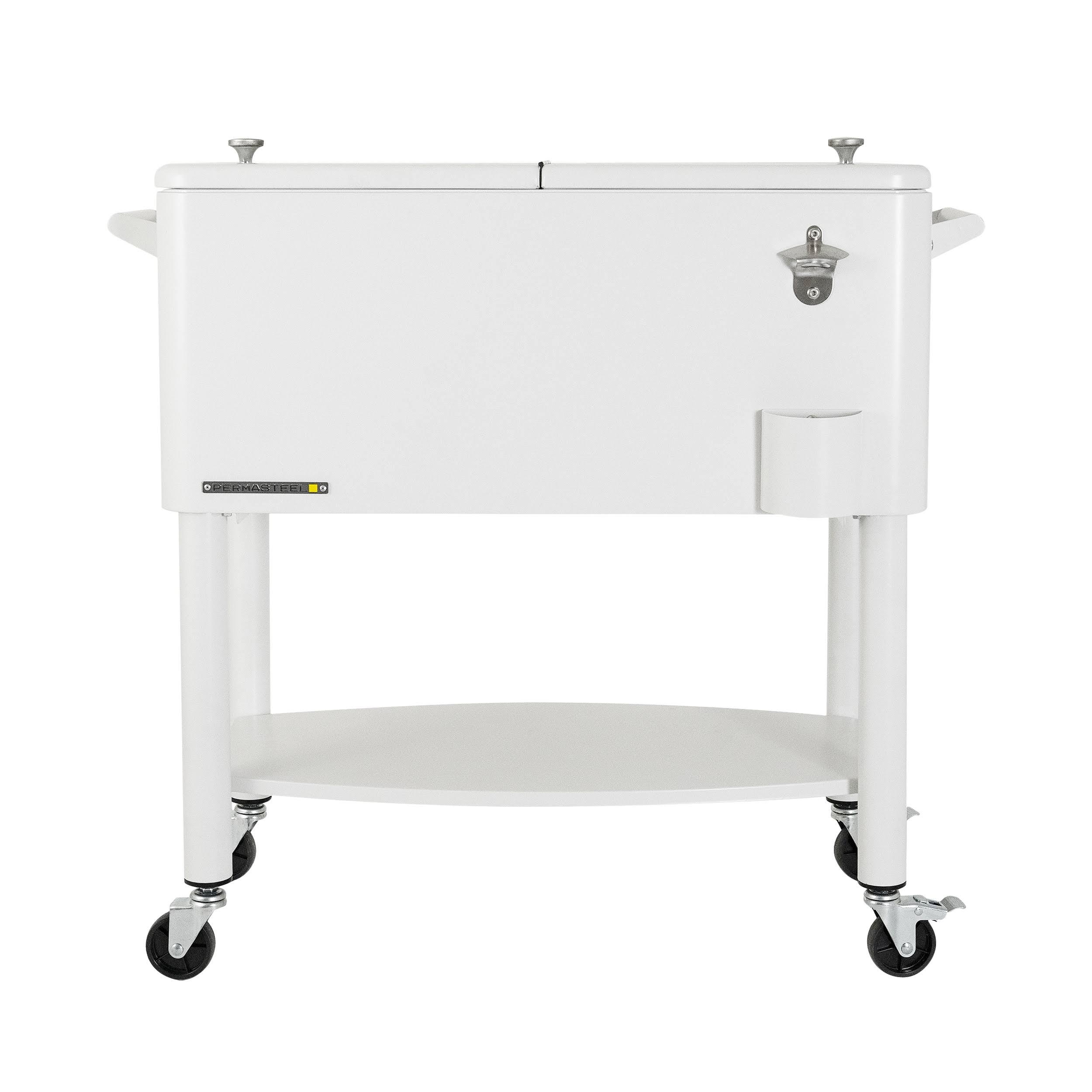 Permasteel 80-Quart Beverage Cooler in White | PS-213-80-WT