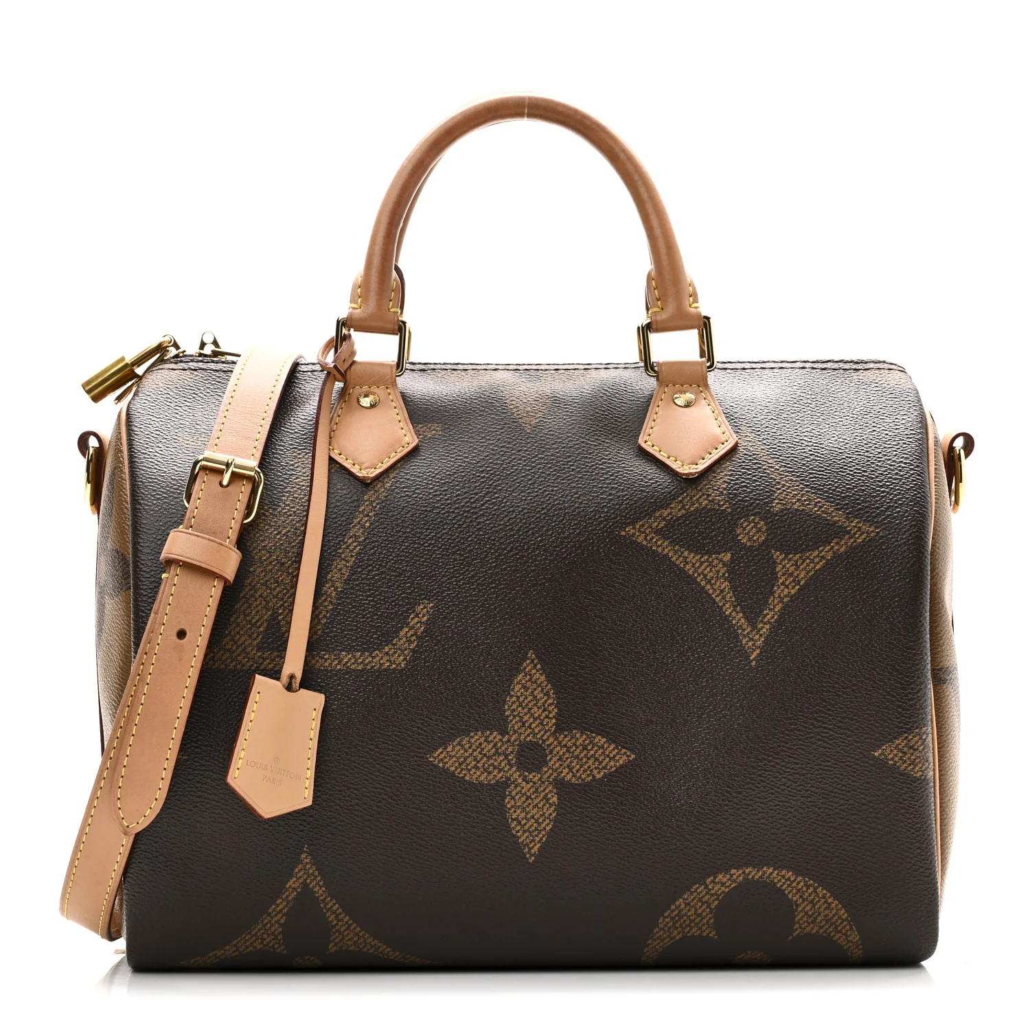Reverse Monogram Giant Speedy Bandouliere 30