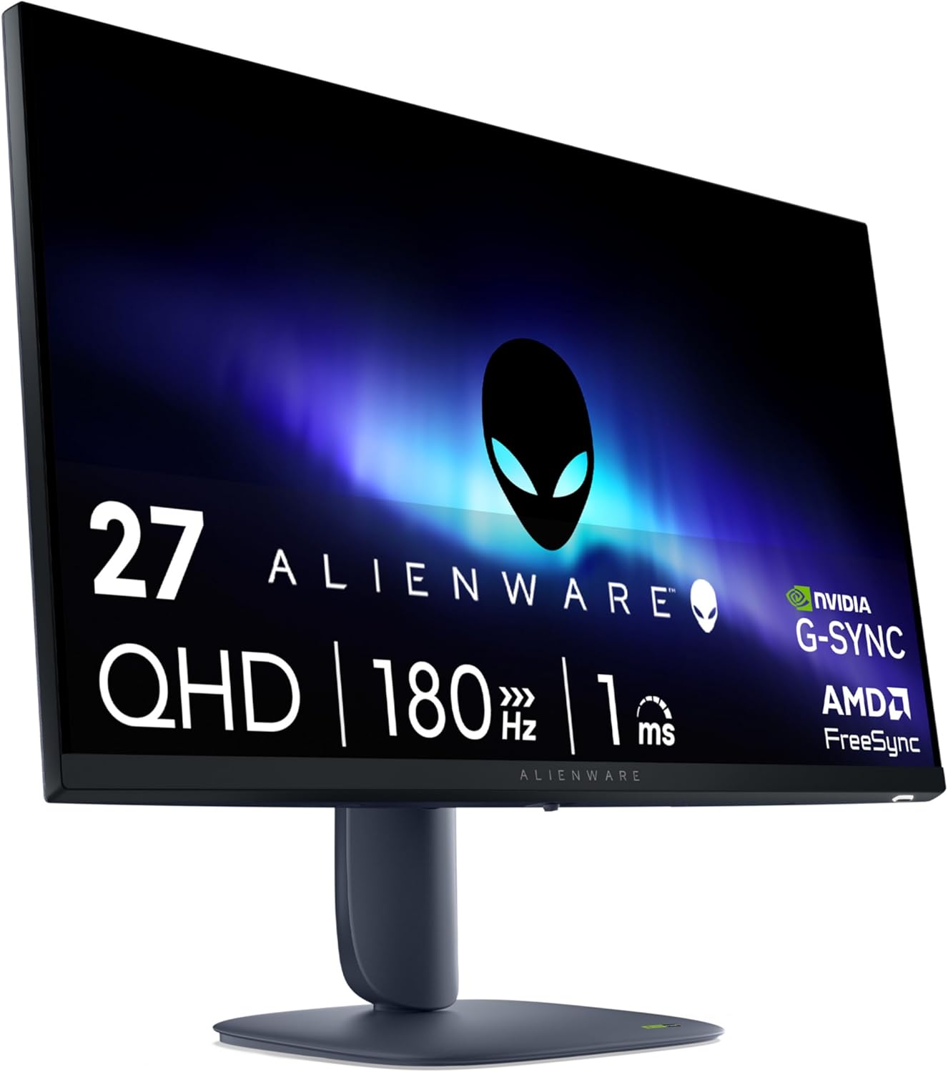 Alienware 27 Gaming Monitor - AW2725DM - 27-inch QHD 180Hz 1ms Display  IPS  NVIDIA G-SYNC  AMD Freesync  VESA AdaptiveSync.