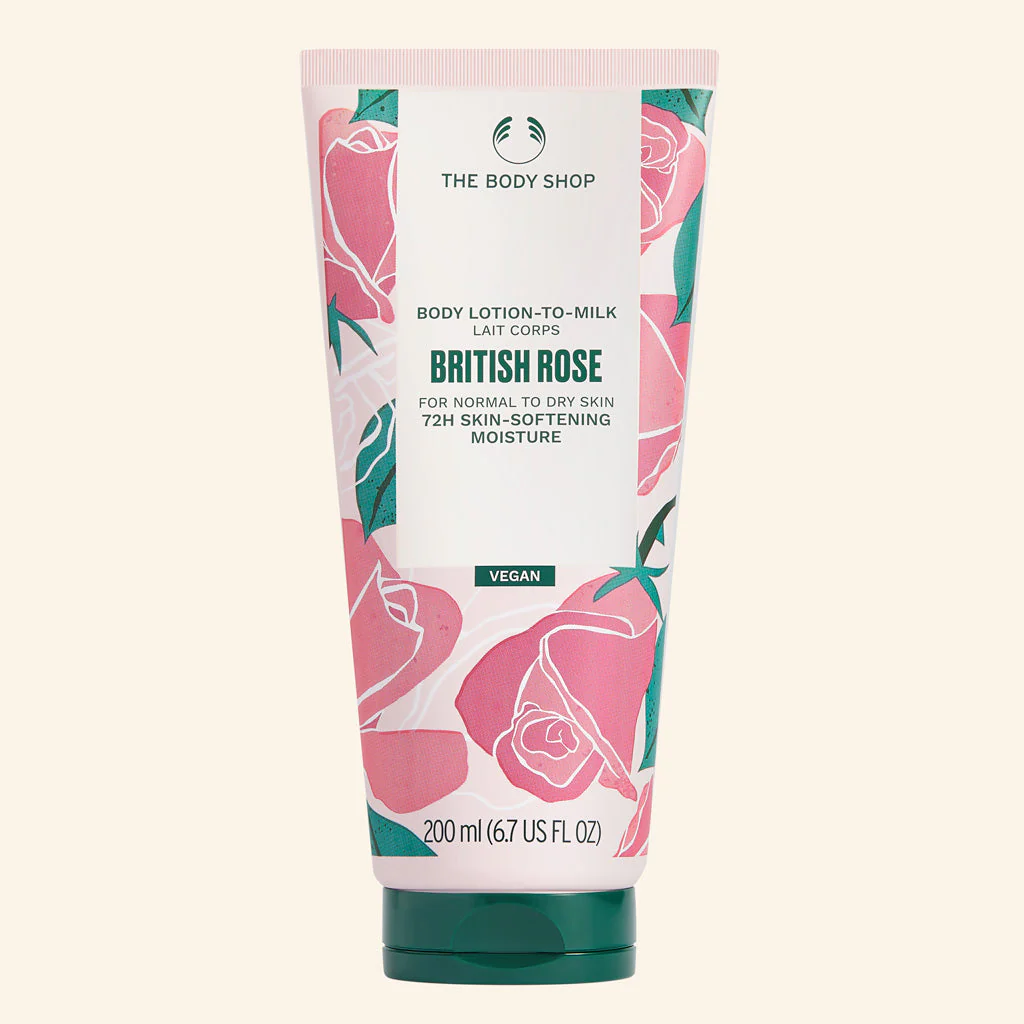British Rose Lotion-to-Milk