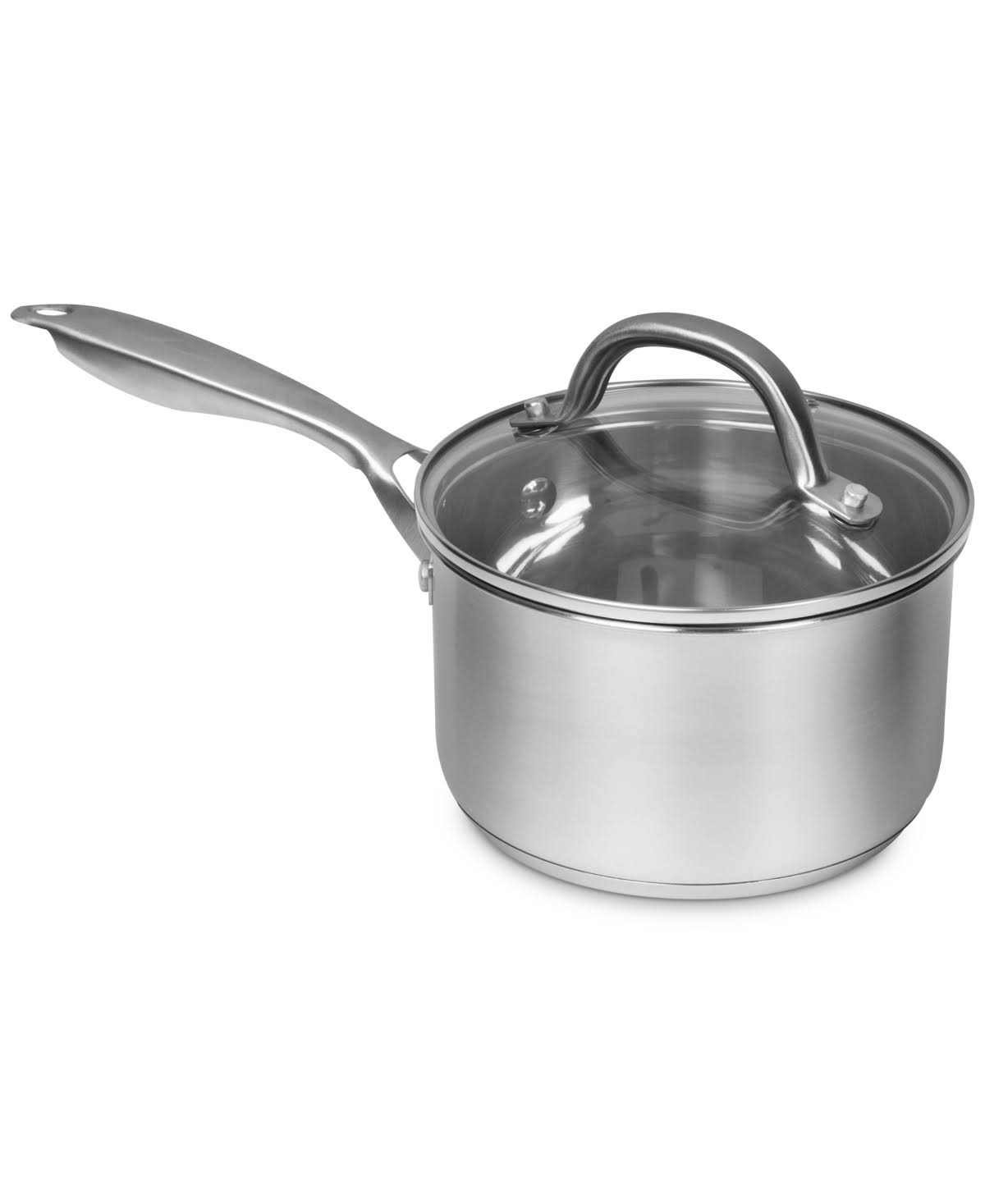 Sedona Pro Stainless Steel 1.5-qt. Saucepan with Glass Lid - Silver