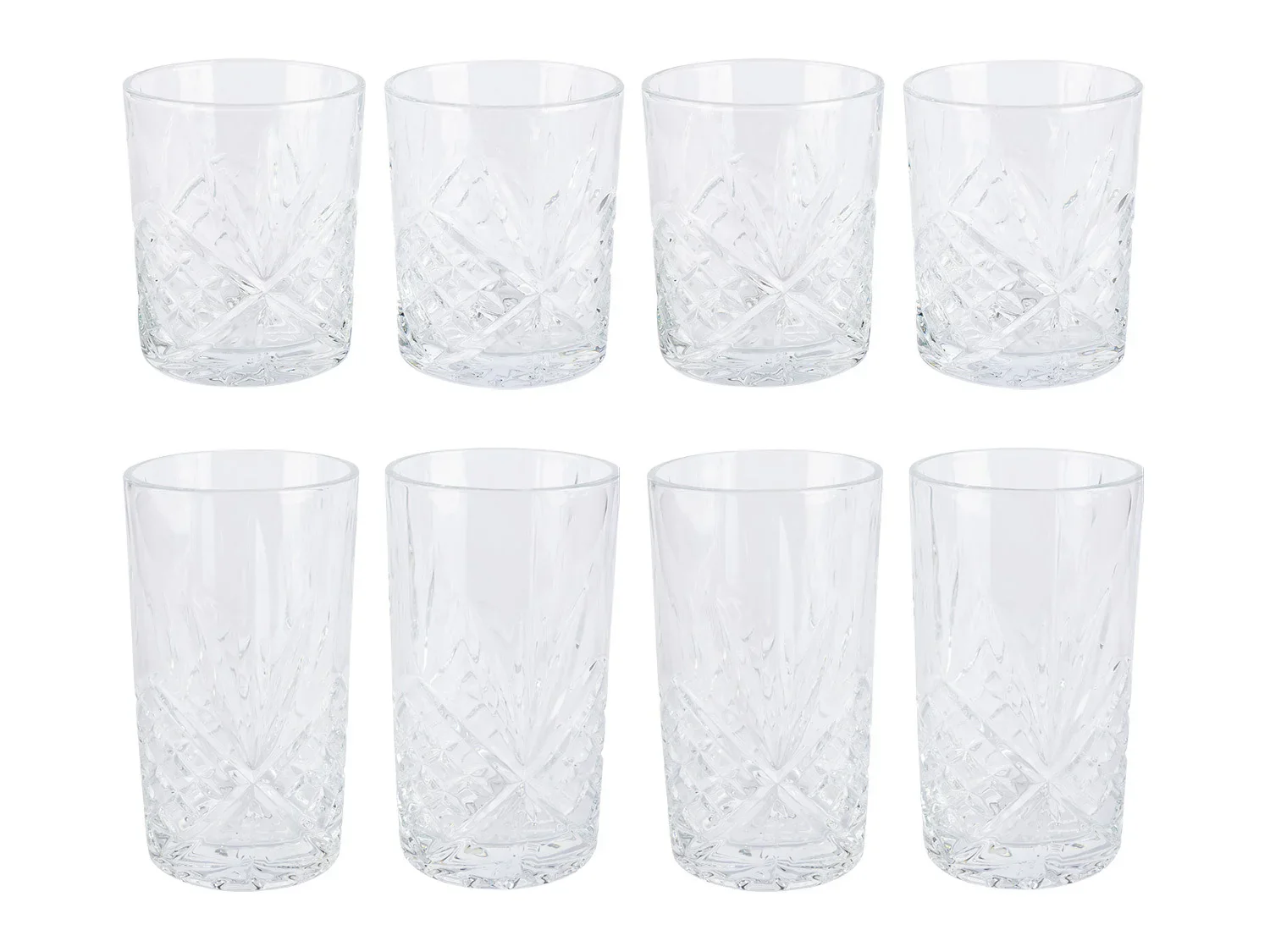 ERNESTO Lot de 4 verres  long drink ou  whisky