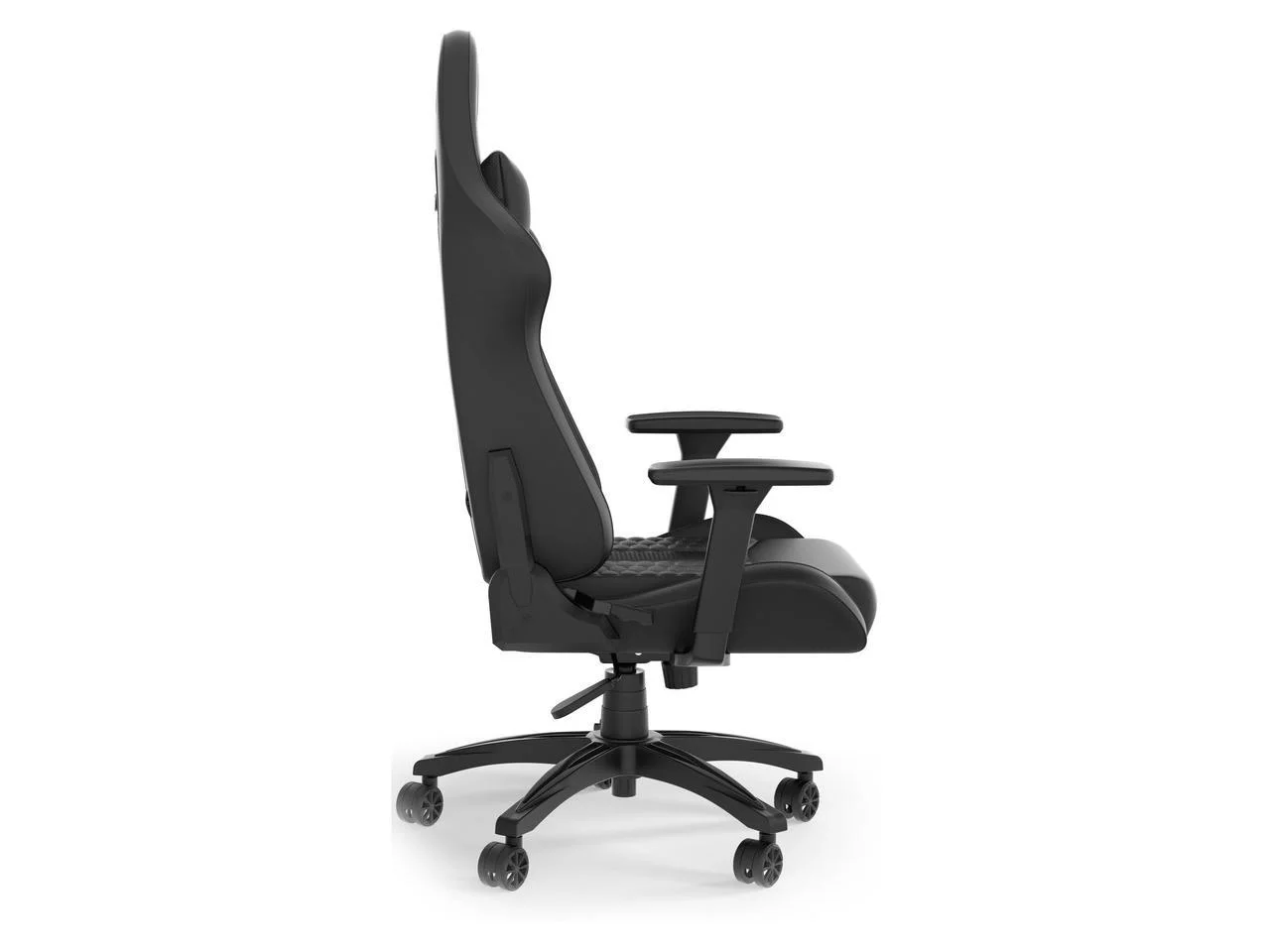 TC100 RELAXED Gaming Chair (Leatherette Black) - Image 4