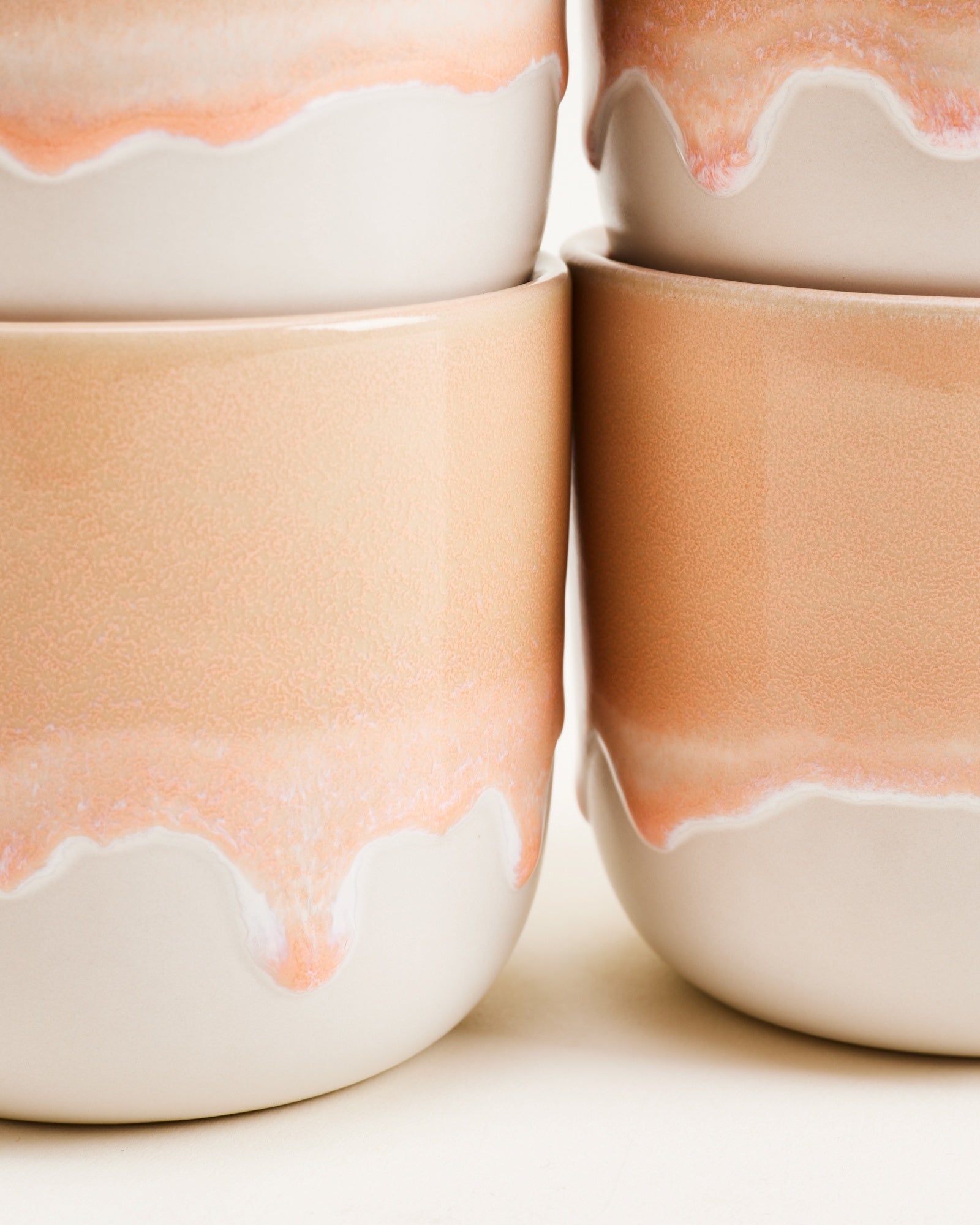 COIMBRA - SMALL CUP APRICOT SET OF 6