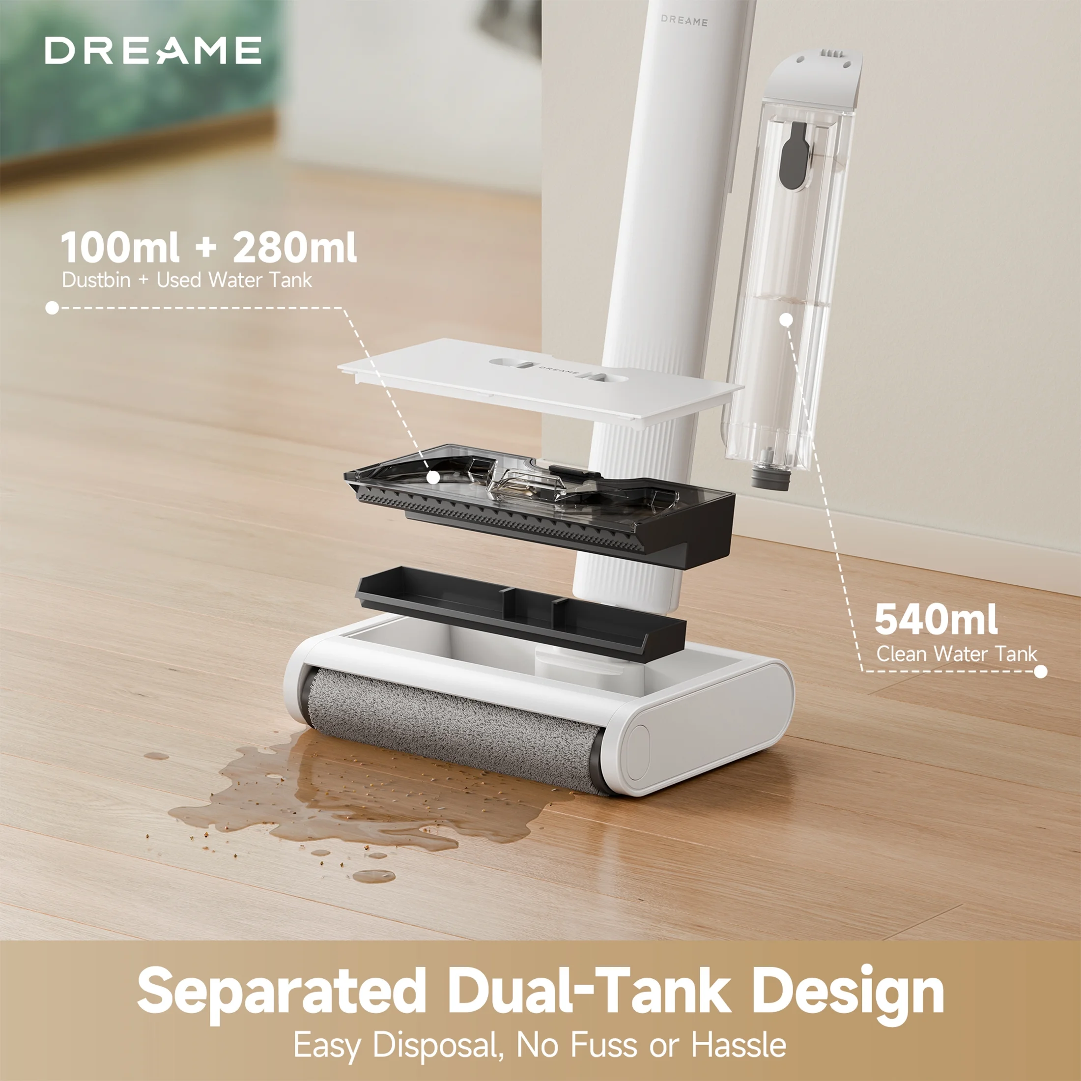 Floor X 100 Cordless Floor Washer(Floor X 100 White) - Image 7