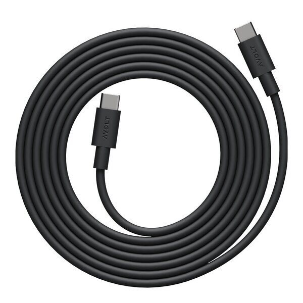 Cable 1 USB-C til USB-C kabel 2 m Stockholm Black