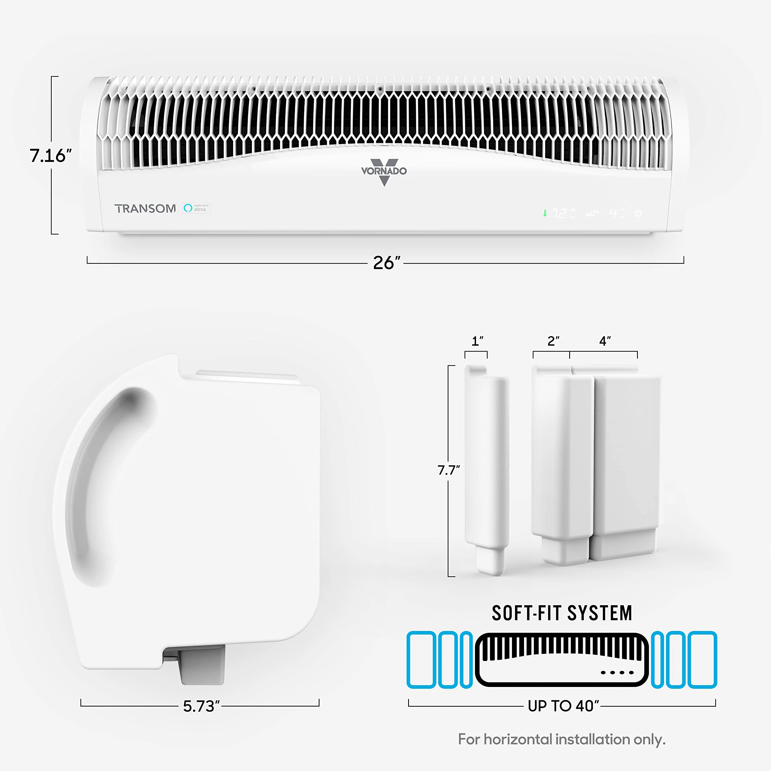 Transom AE Window Air Circulator