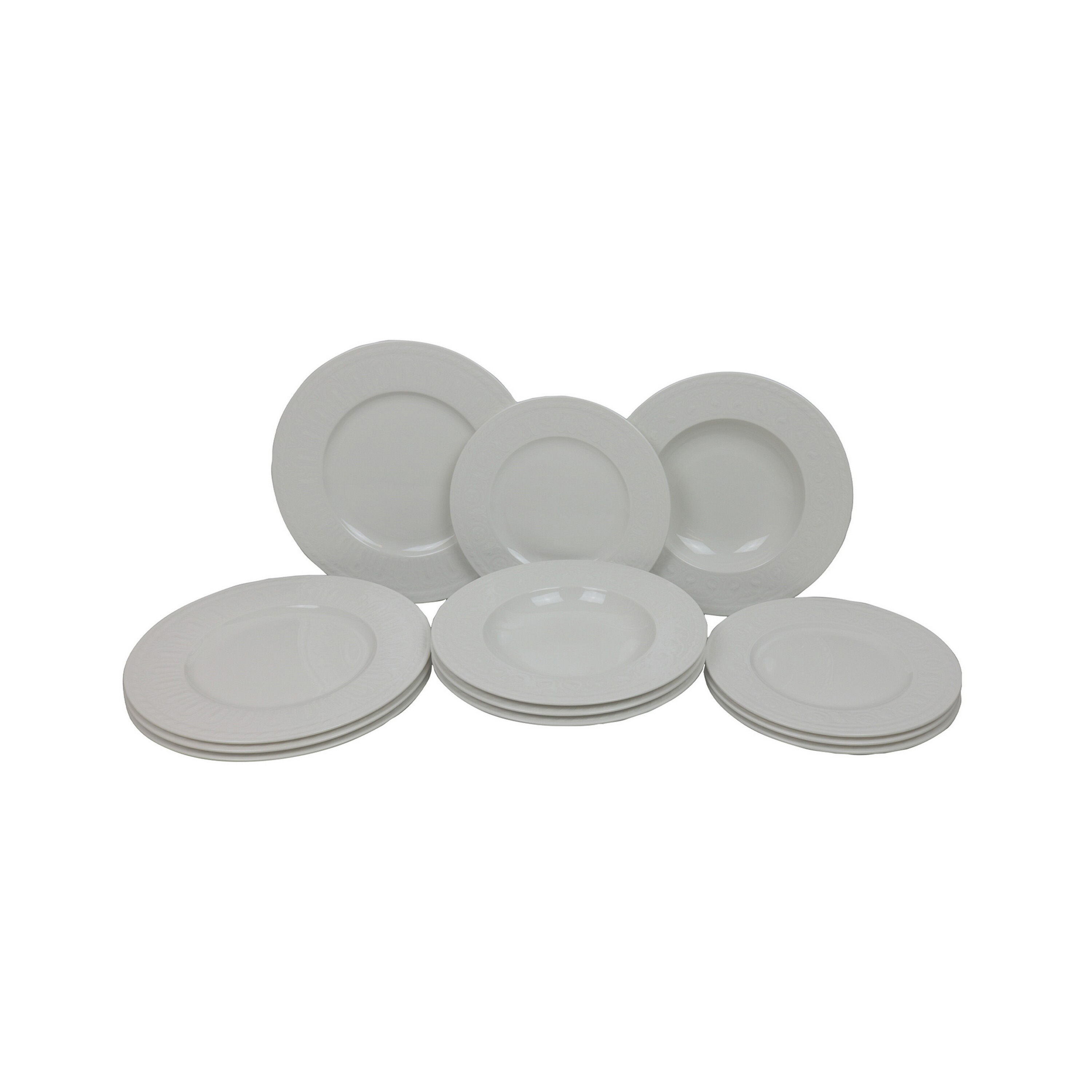 Cellini Dinnerware set - White, Premium Porcelain