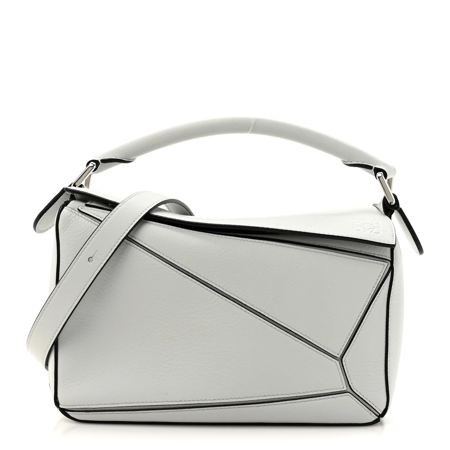Calfskin Small Puzzle Bag Kaolin