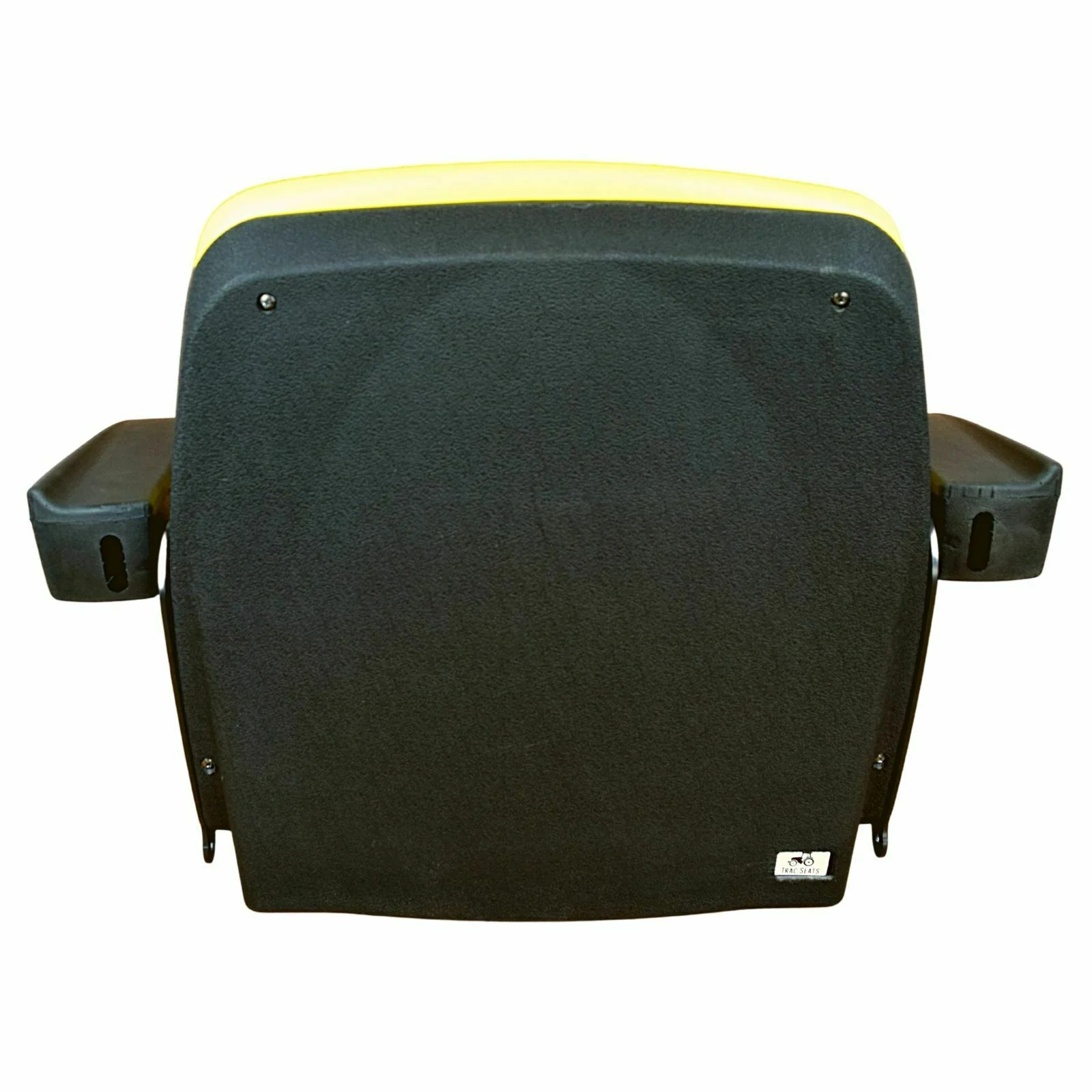John Deere Compact Tractor Flip Up Style Seat with Armrests LVA19040, Yellow - Image 4