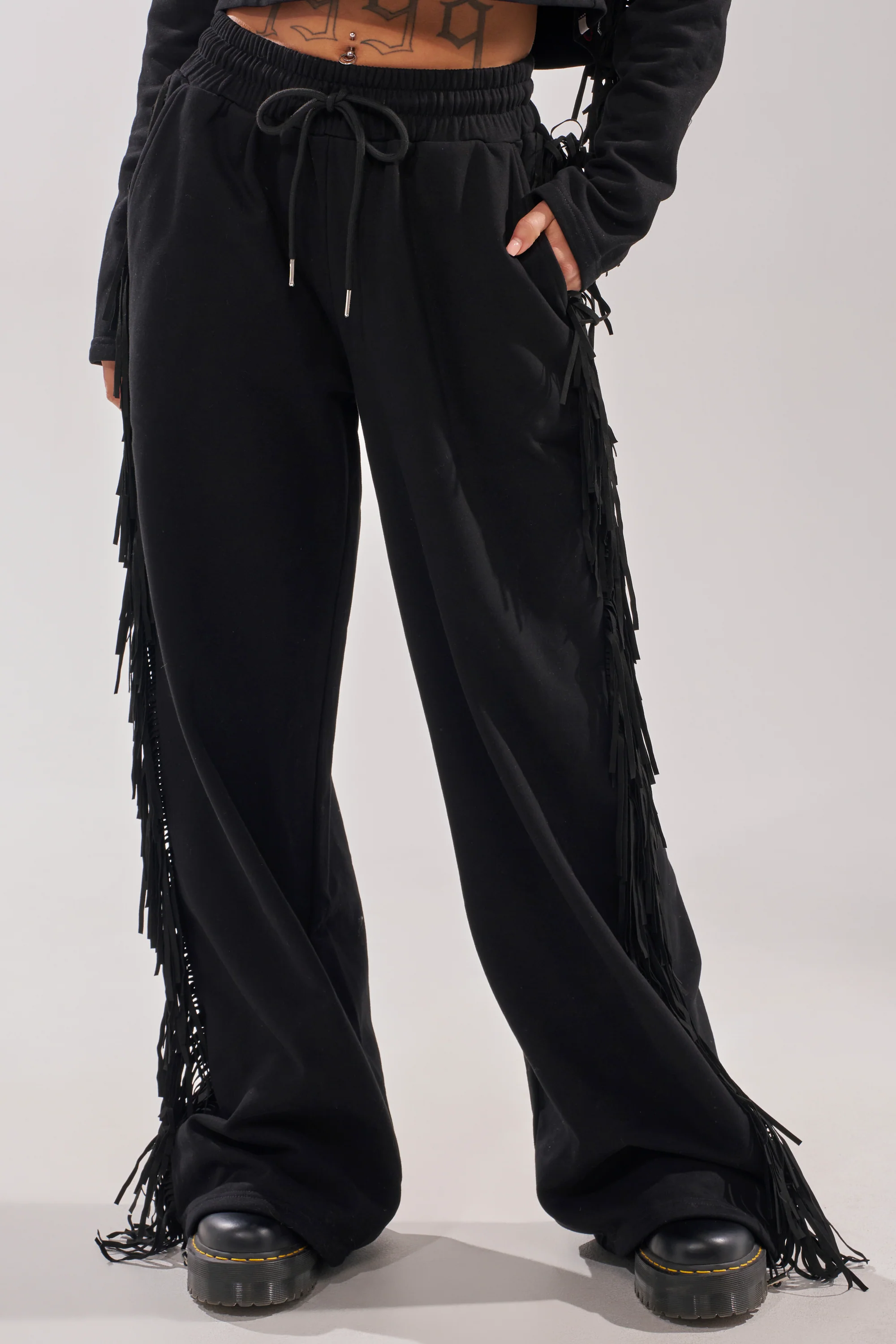PLAYING CARDS WIDE LEG JOGGER - Akira Store