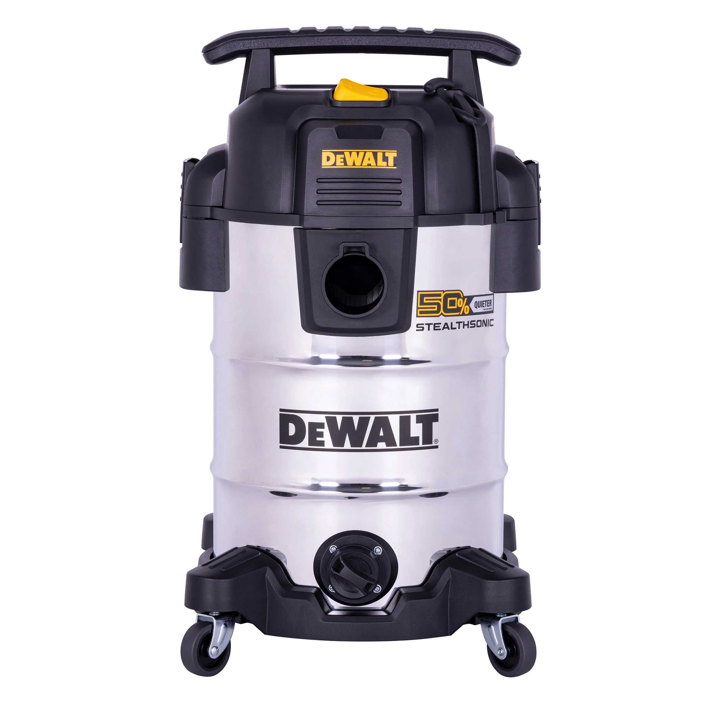 DeWalt 8-Gallon 4 HP Stealthsonic Quiet Stainless Steel Wet Dry Vacuum