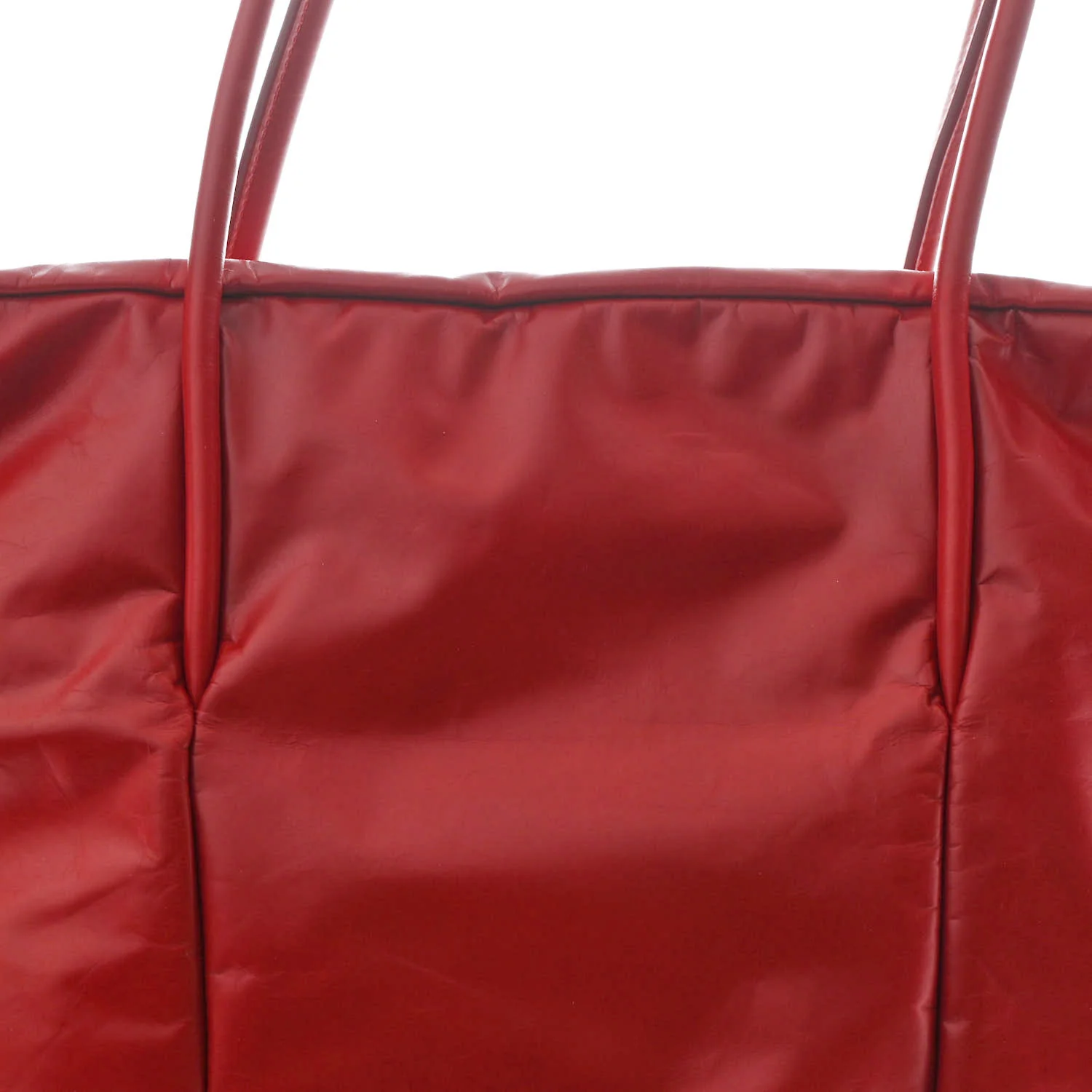 Calfskin Polly Tote Red