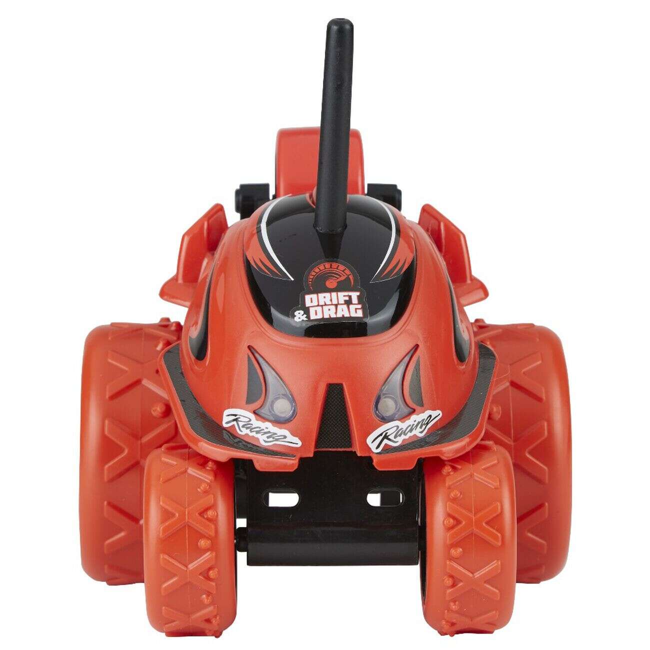 Voiture radiocommandée Drago 360° lumineuse noir rouge