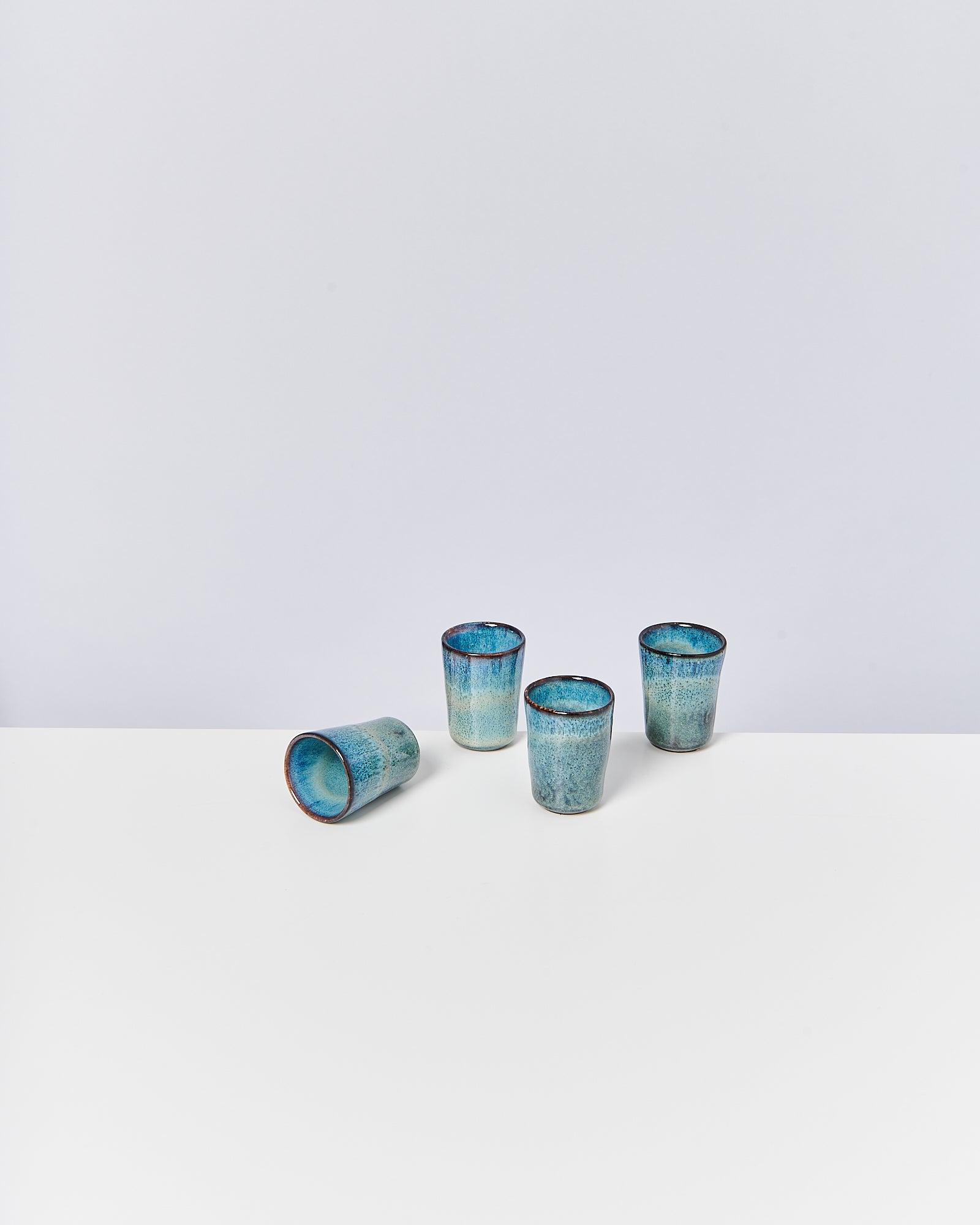 MADEIRA - ESPRESSO CUP GREEN-BLUE SET OF 4