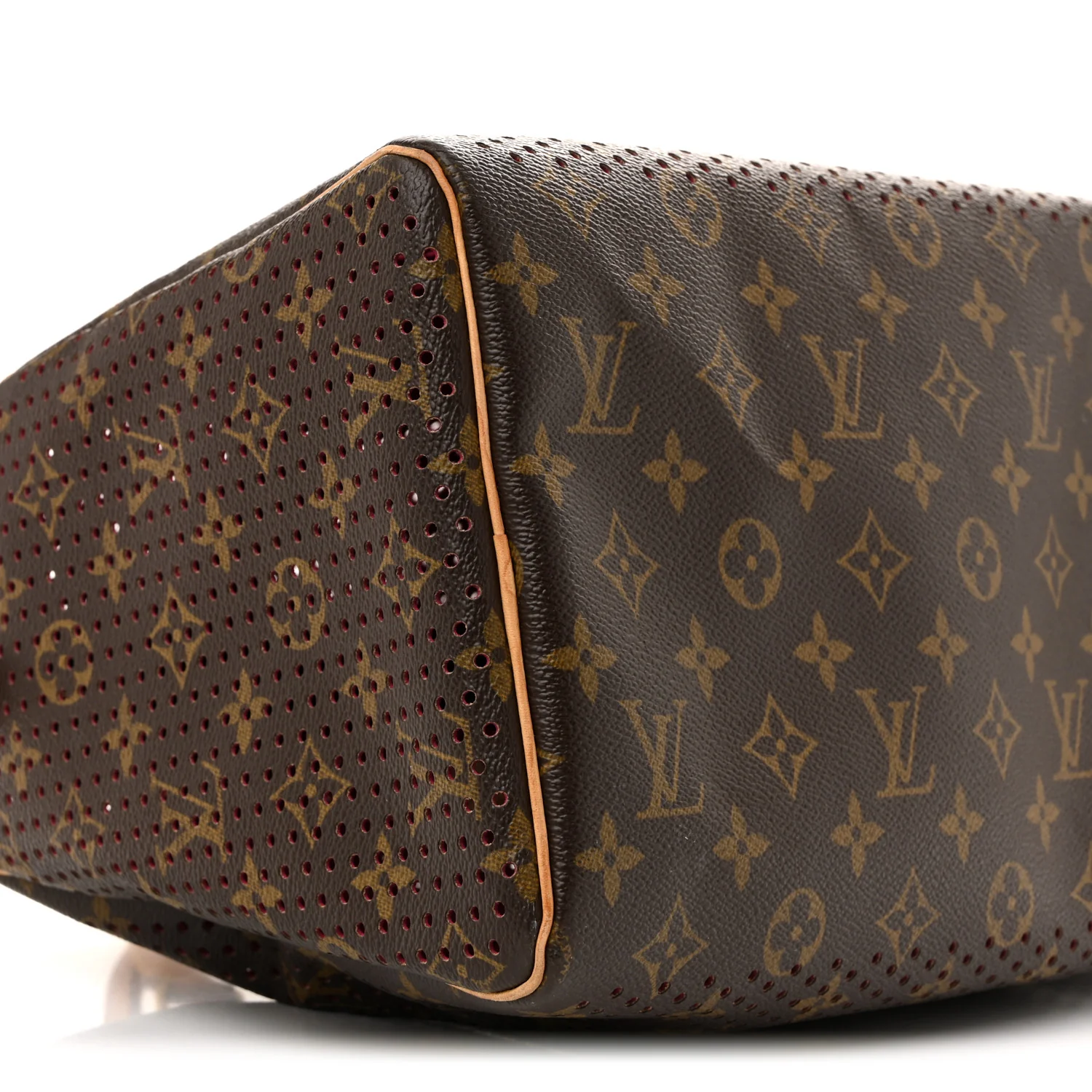 Monogram Perforated Speedy 30 Fuchsia