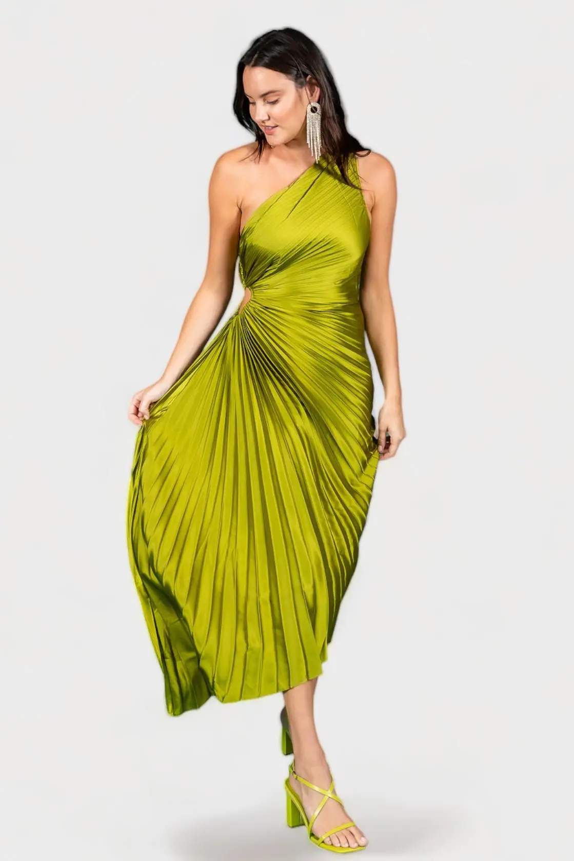 Crazy for You Pleated Maxi Dress