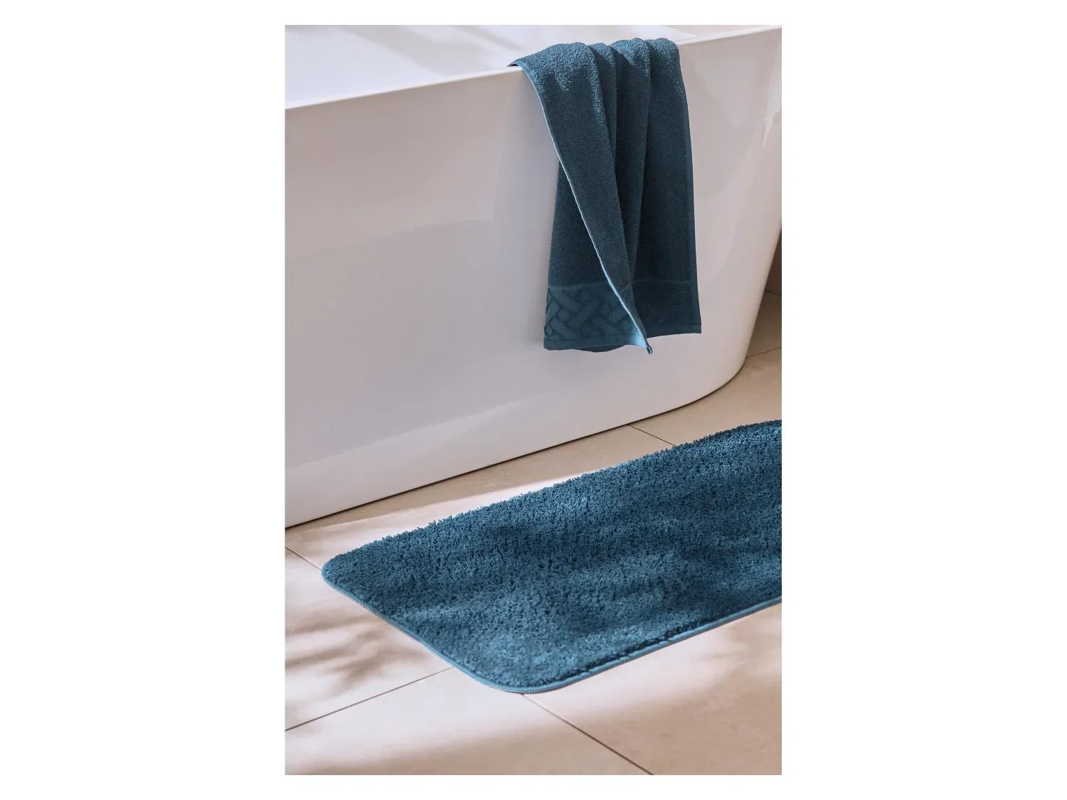 LIVARNO Set de 2 tapis WC et salle de bains