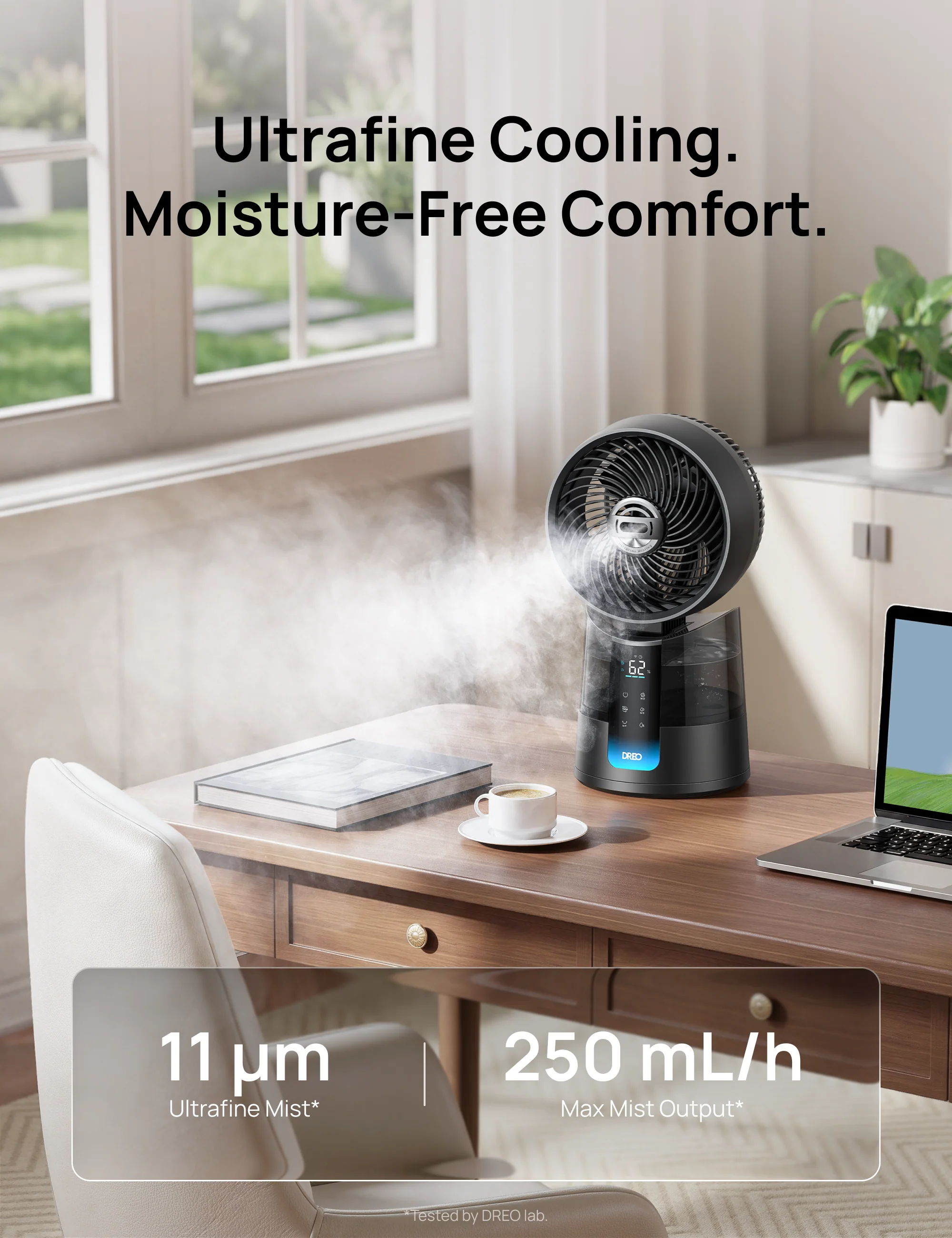 TurboCool Misting Fan 516S