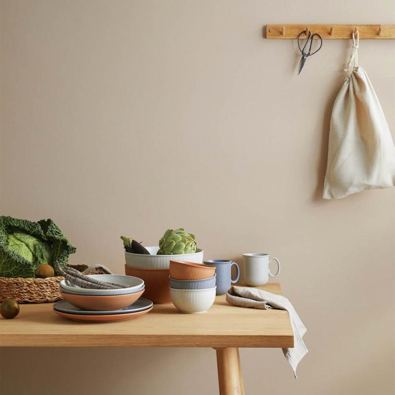 Clay dyp tallerken 28 cm sky
