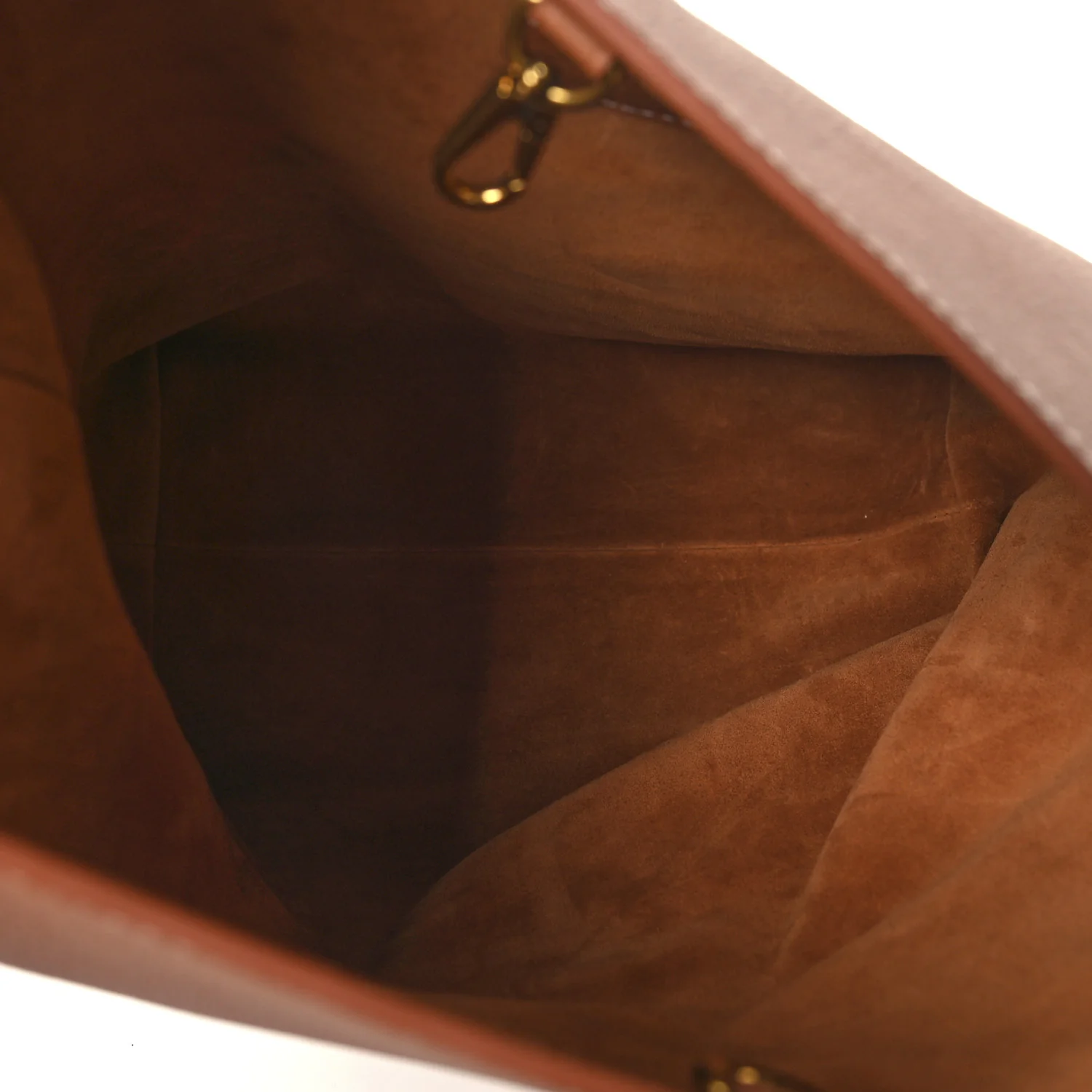 Grained Calfskin Low Key Hobo MM Cognac