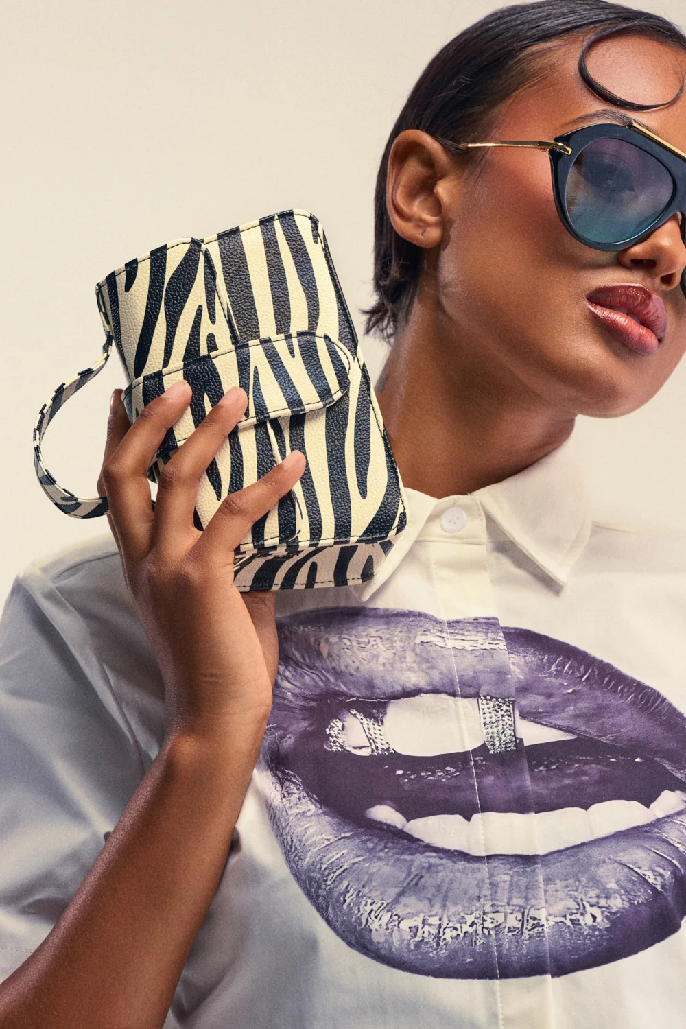 LETS GET WILD ZEBRA BAG - Akira Store
