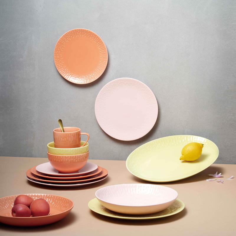 Confetti frokosttallerken 24 cm apricot