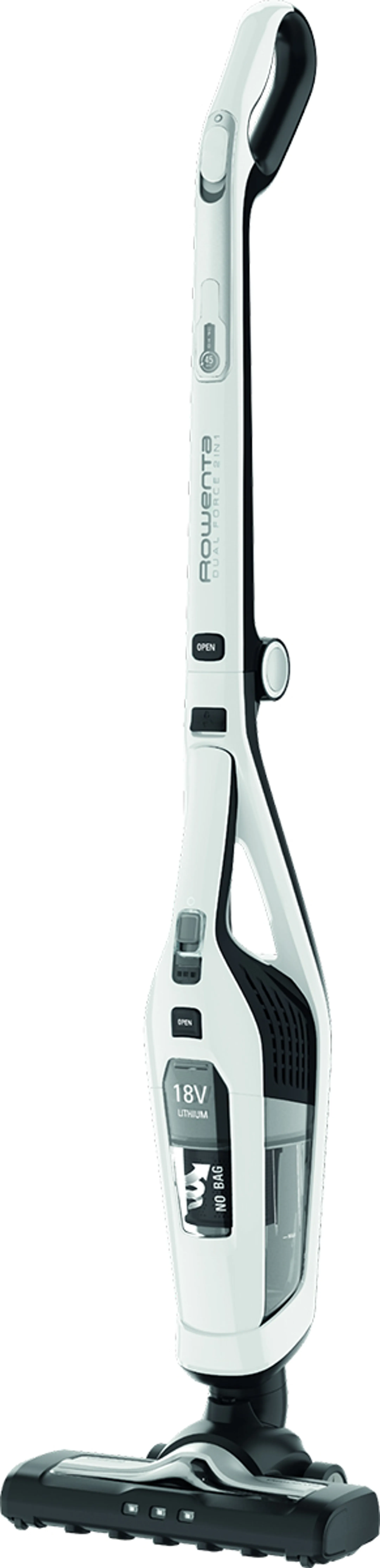 Rowenta Steelstofzuiger Dual Force 2en1 RH6737WH