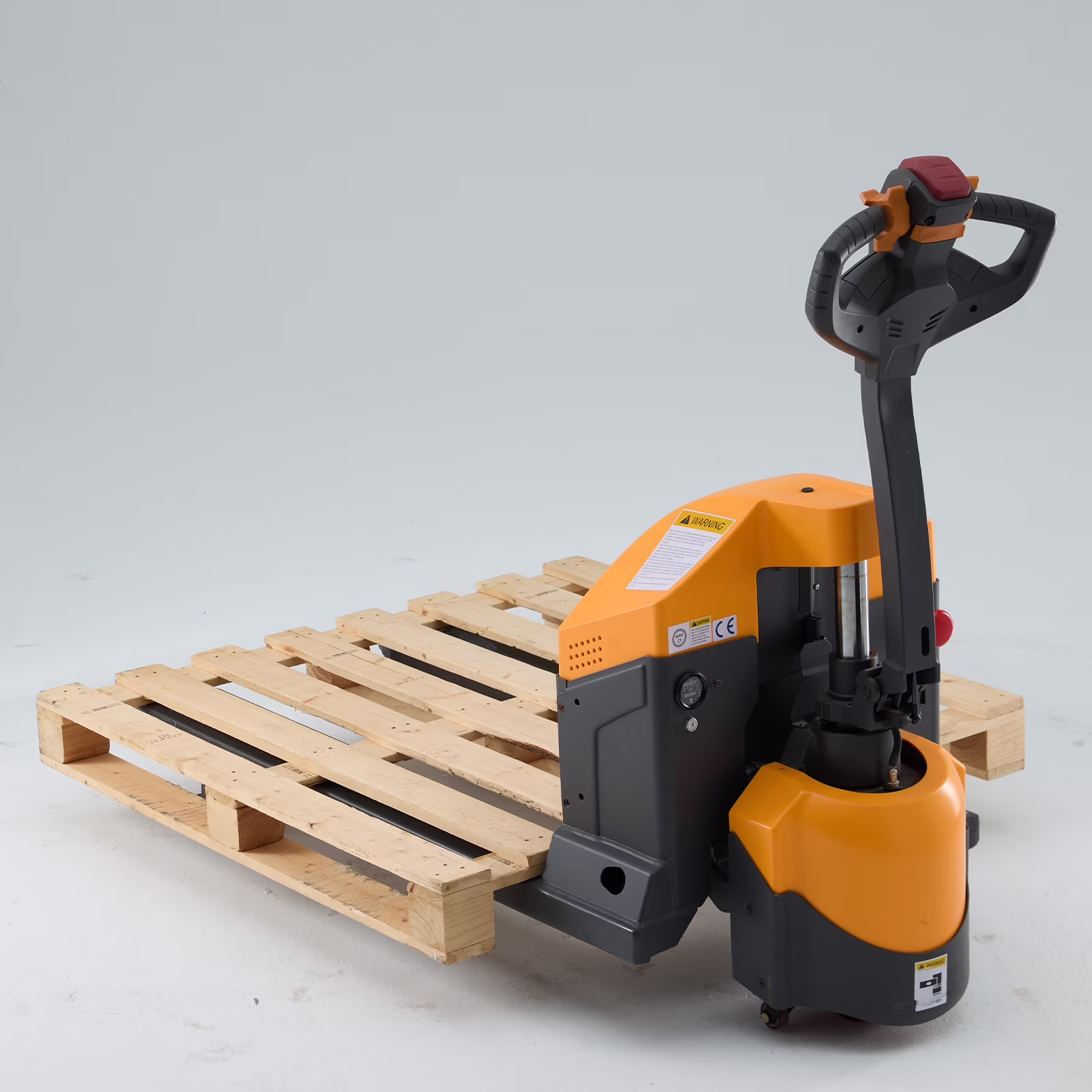 APOLLOLIFT 4400lb Fully Powered Electric Walkie Pallet Jack Truck 27 Fork Width, 3 Lowered