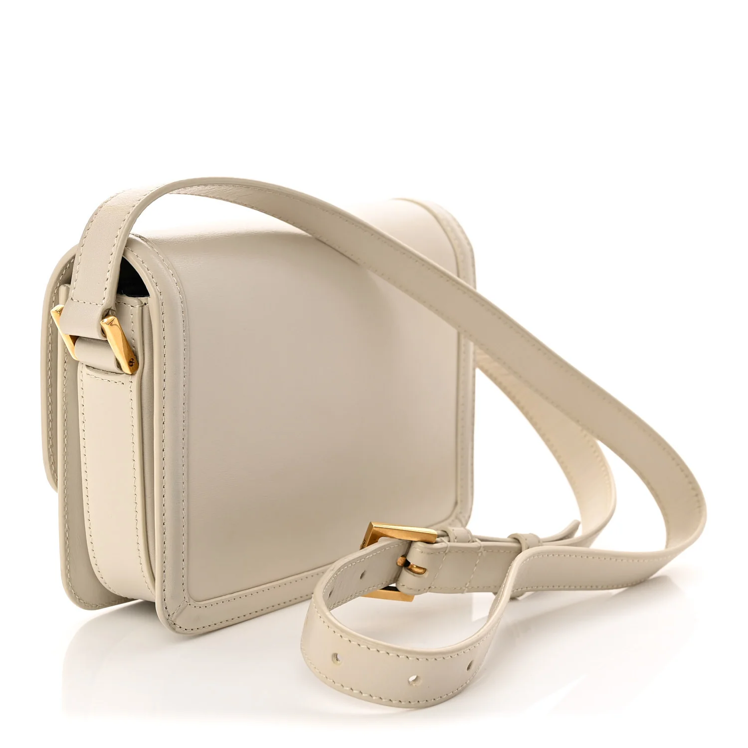 Smooth Calfskin Small Solferino Satchel Ivory